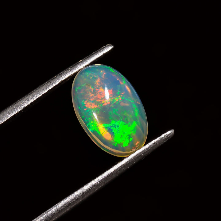 ethiopian opal oval shape cabochon loose gemstone