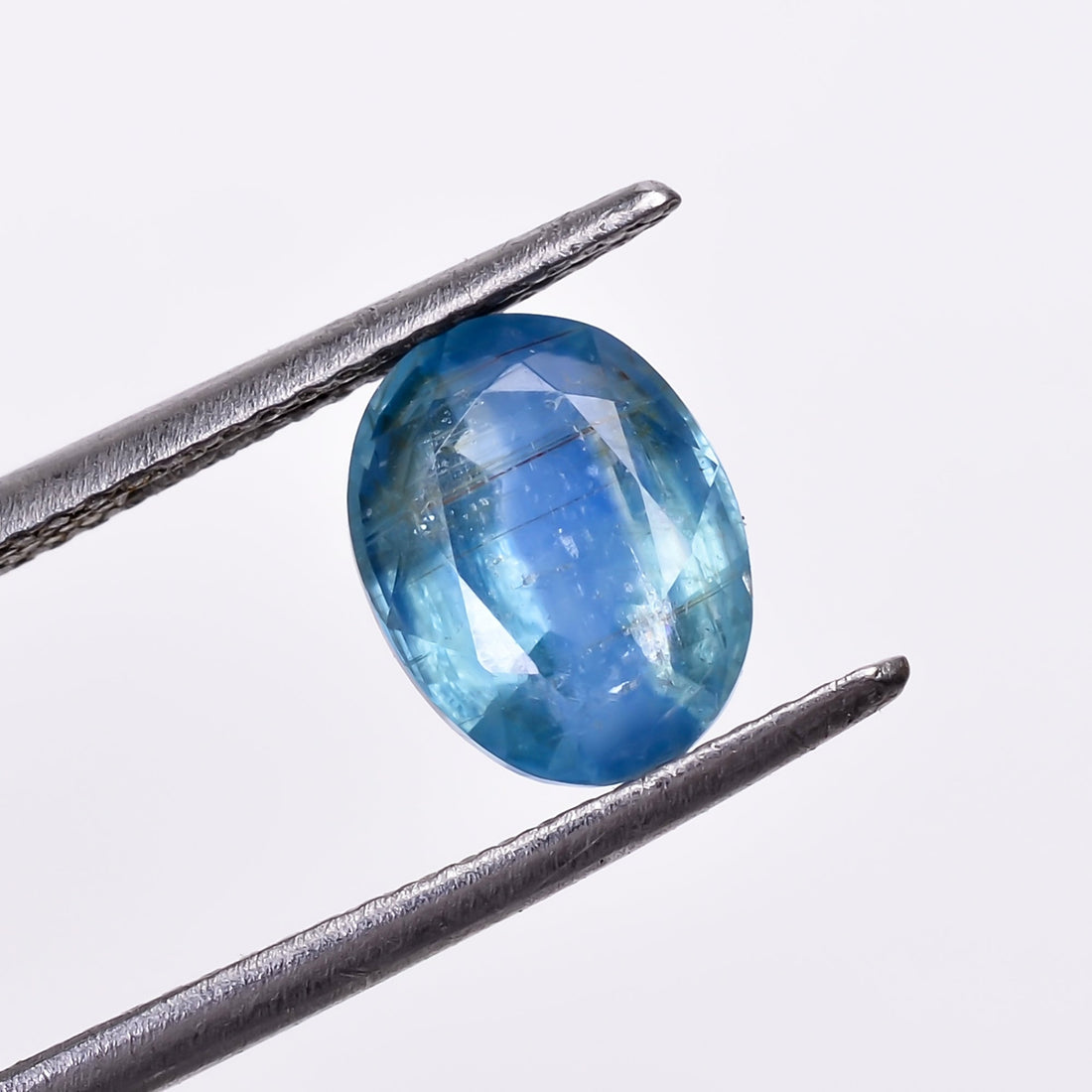 natural mix kyanite oval shape cut stone loose gemstone