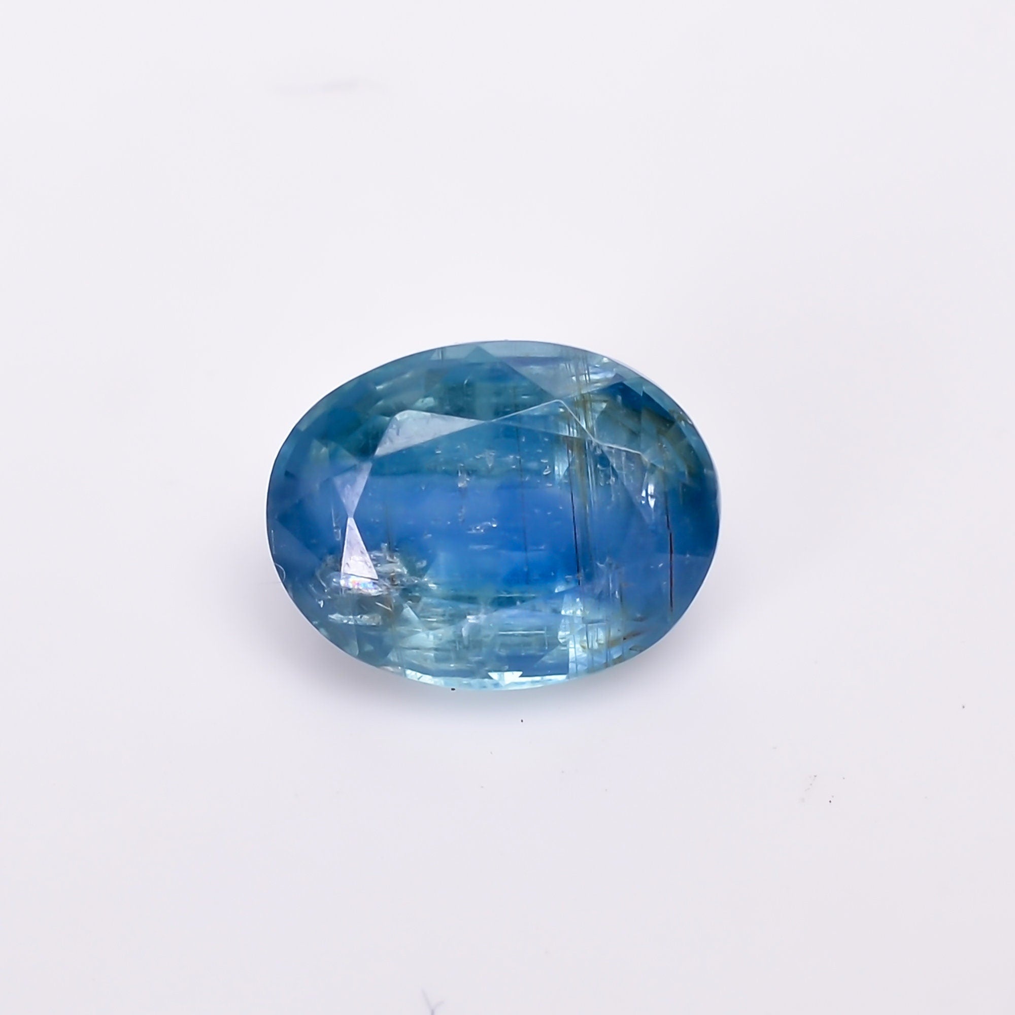 natural mix kyanite oval shape cut stone loose gemstone