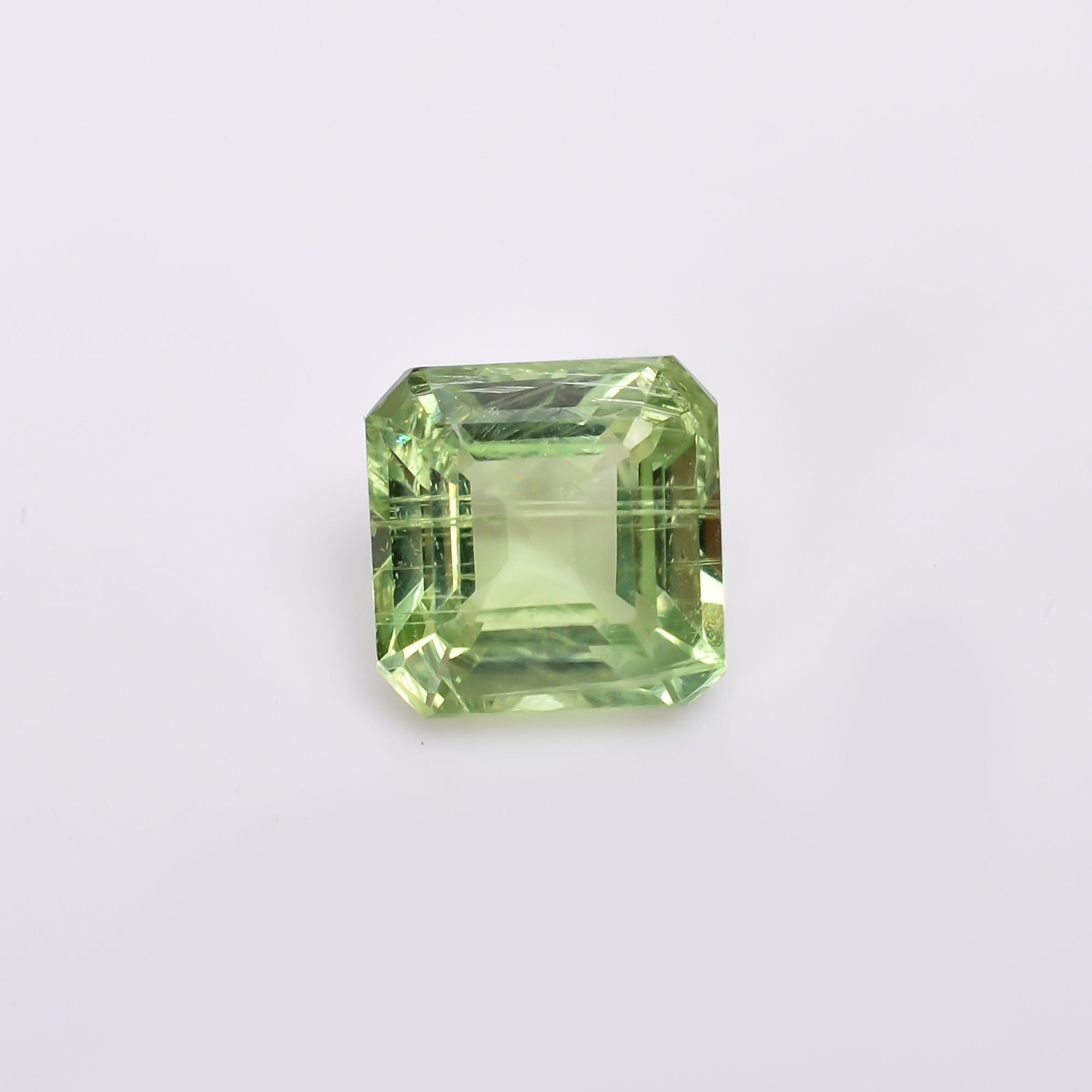 natural mint kyanite cushion shape cut stone loose gemstone
