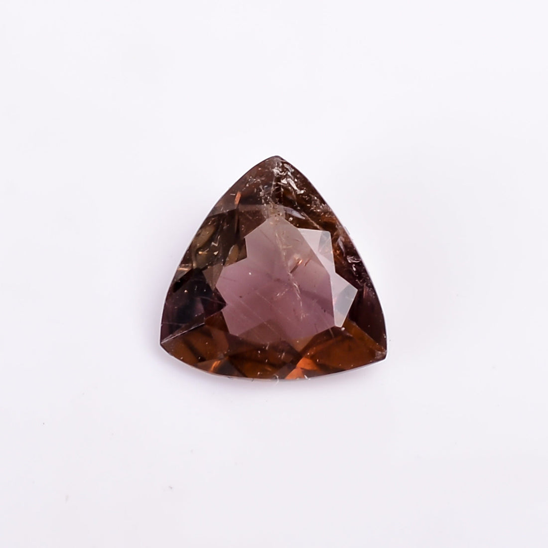 axinite trillion shape cut stone loose gemstone