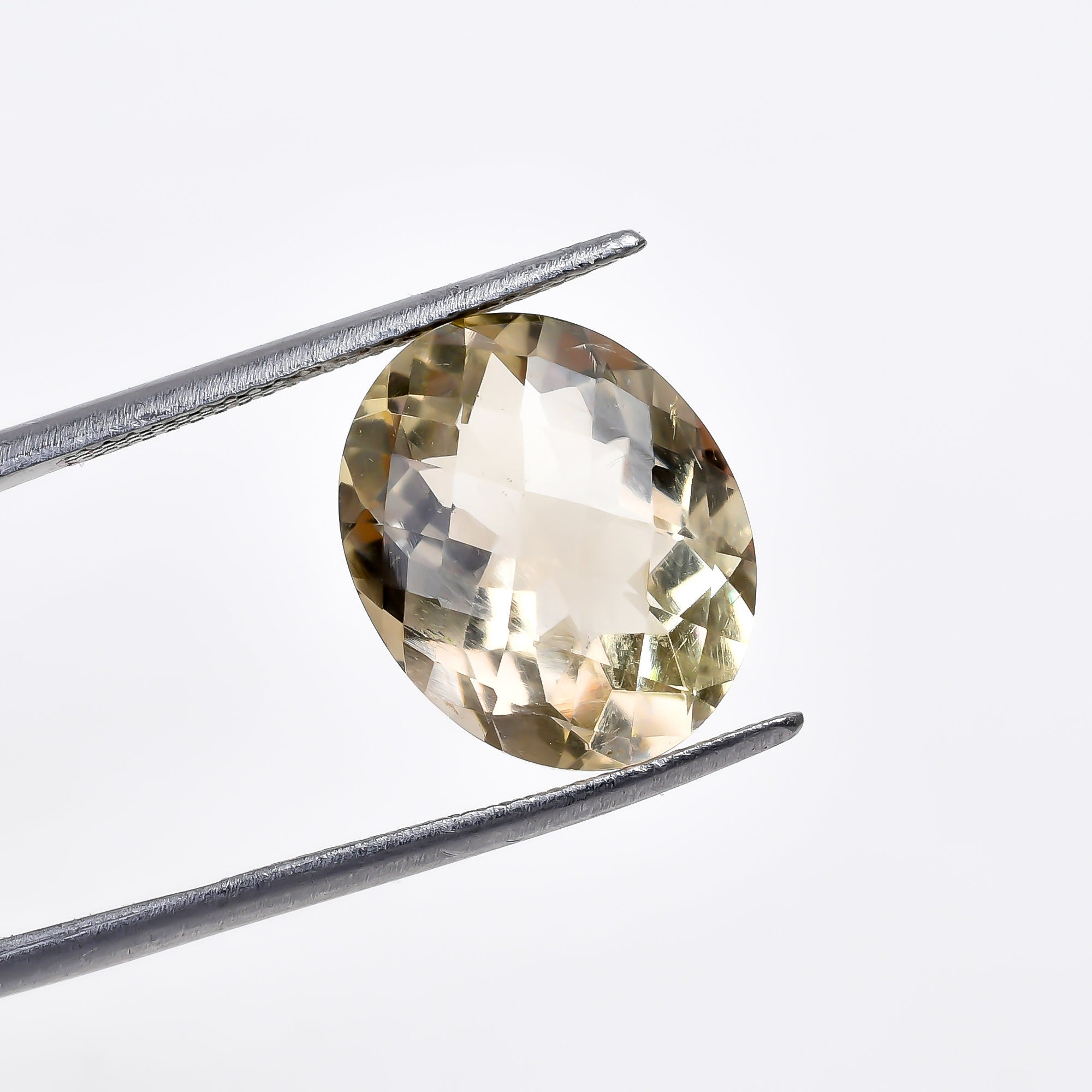 scapolite oval shape natural faceted loose gemstone