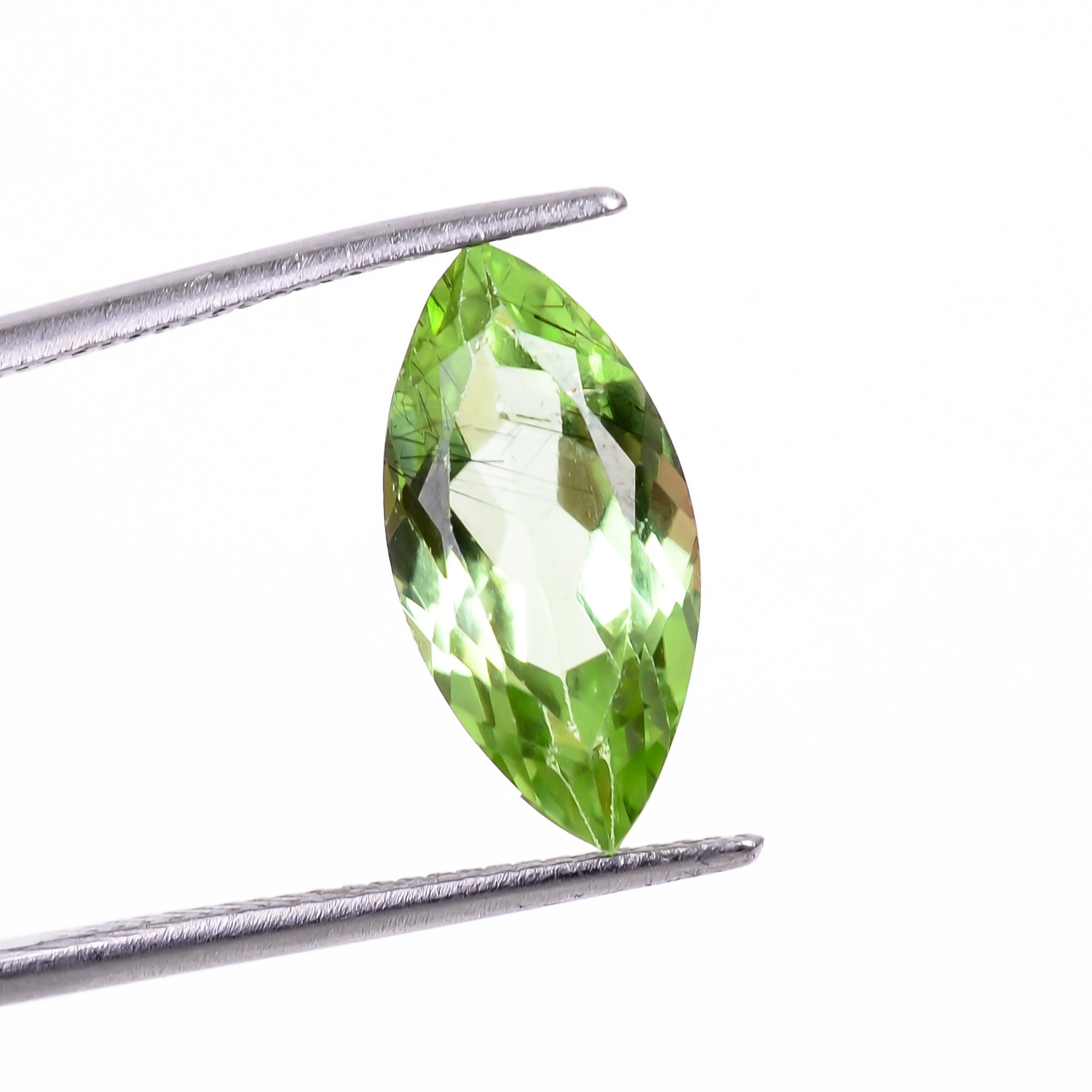 peridot natural marquise shape cut stone loose gemstone