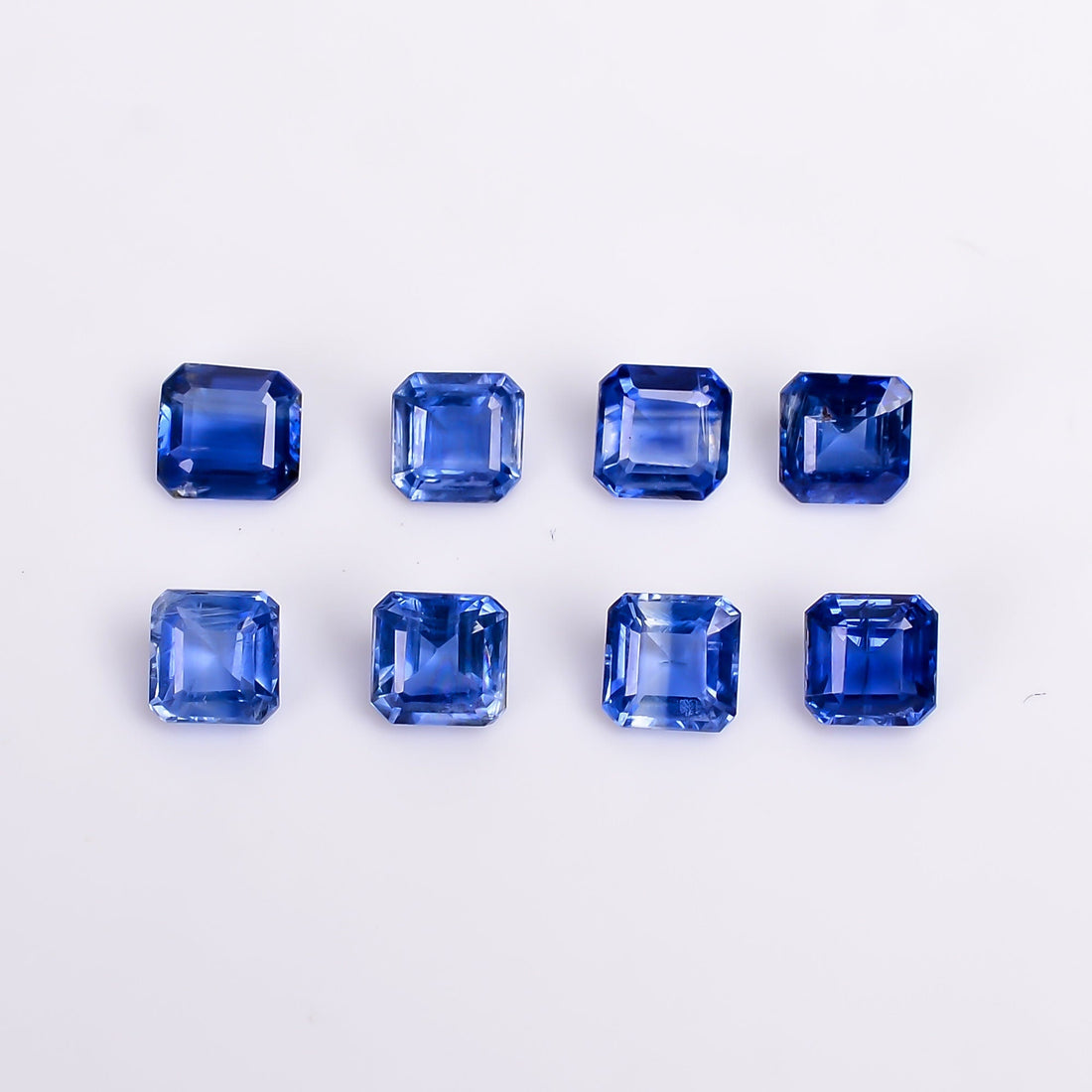 blue kyanite cushion shape cut stone loose gemstone 8 pcs