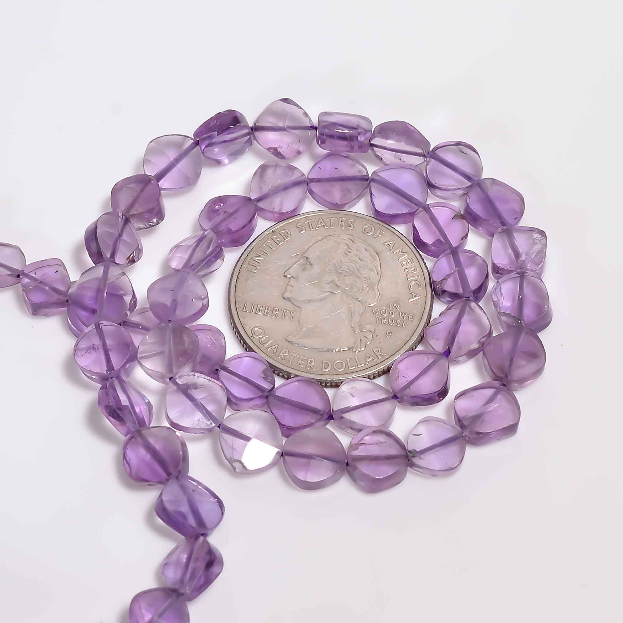 amethyst natural gemstone cushion shape smooth 