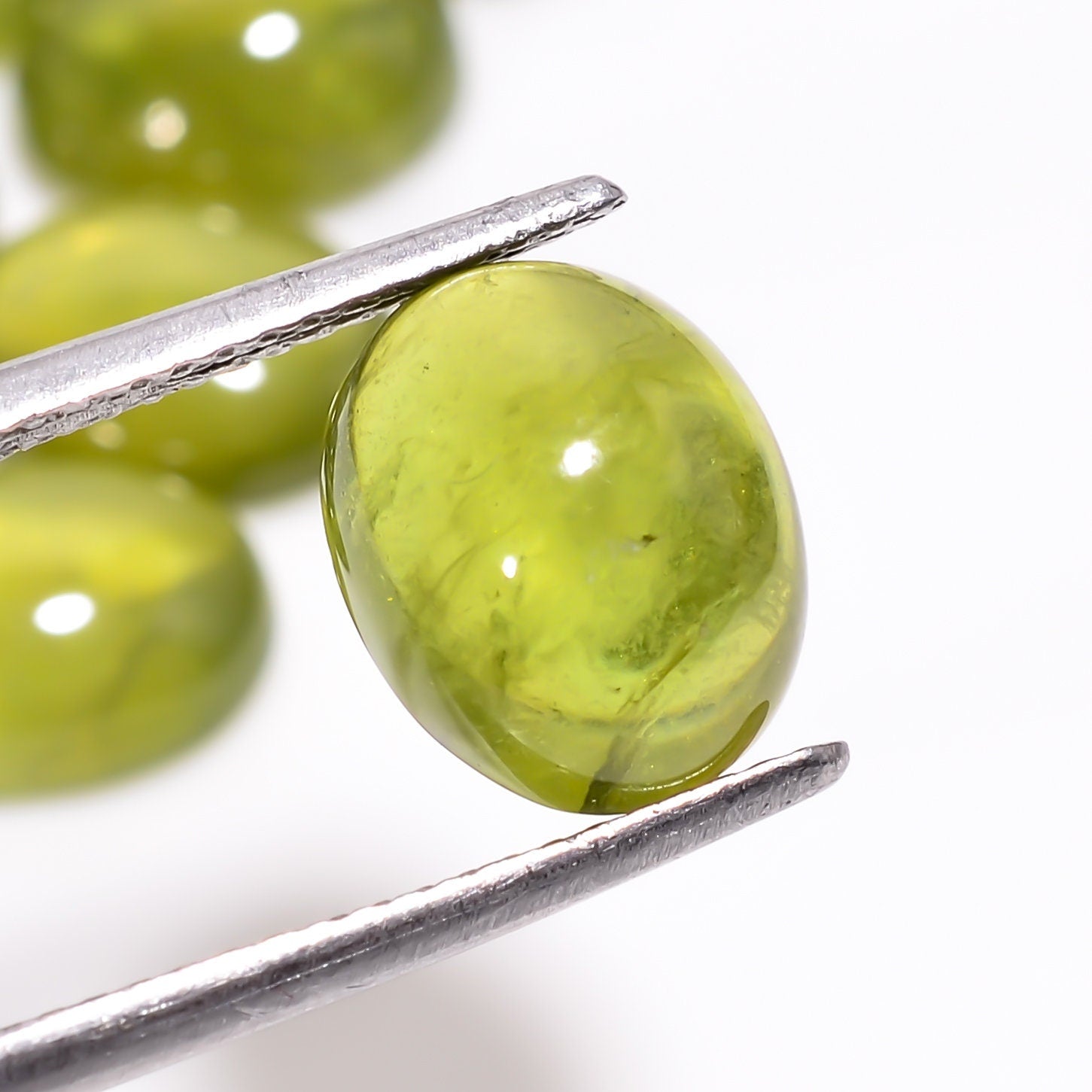 vesuvianite idocrase oval shape cabochon loose gemstone 10 pcs lot
