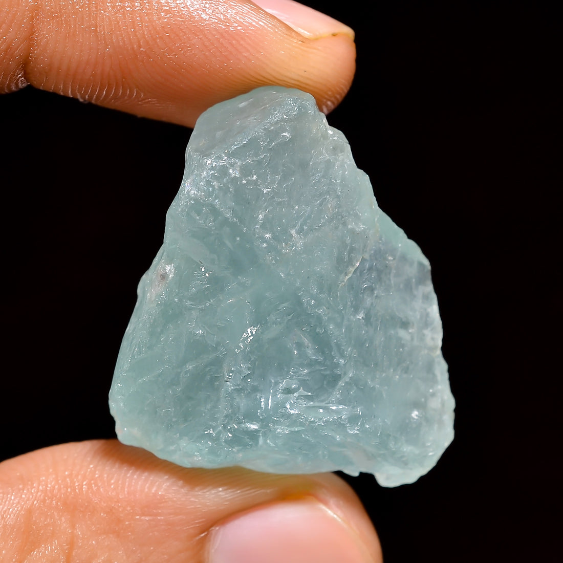 Natural Milky Aquamarine Loose Gemstone Rough For Making Jewelry 64 Ct. 32X25X12 mm 100% Natural Raw Gemstone S-1376