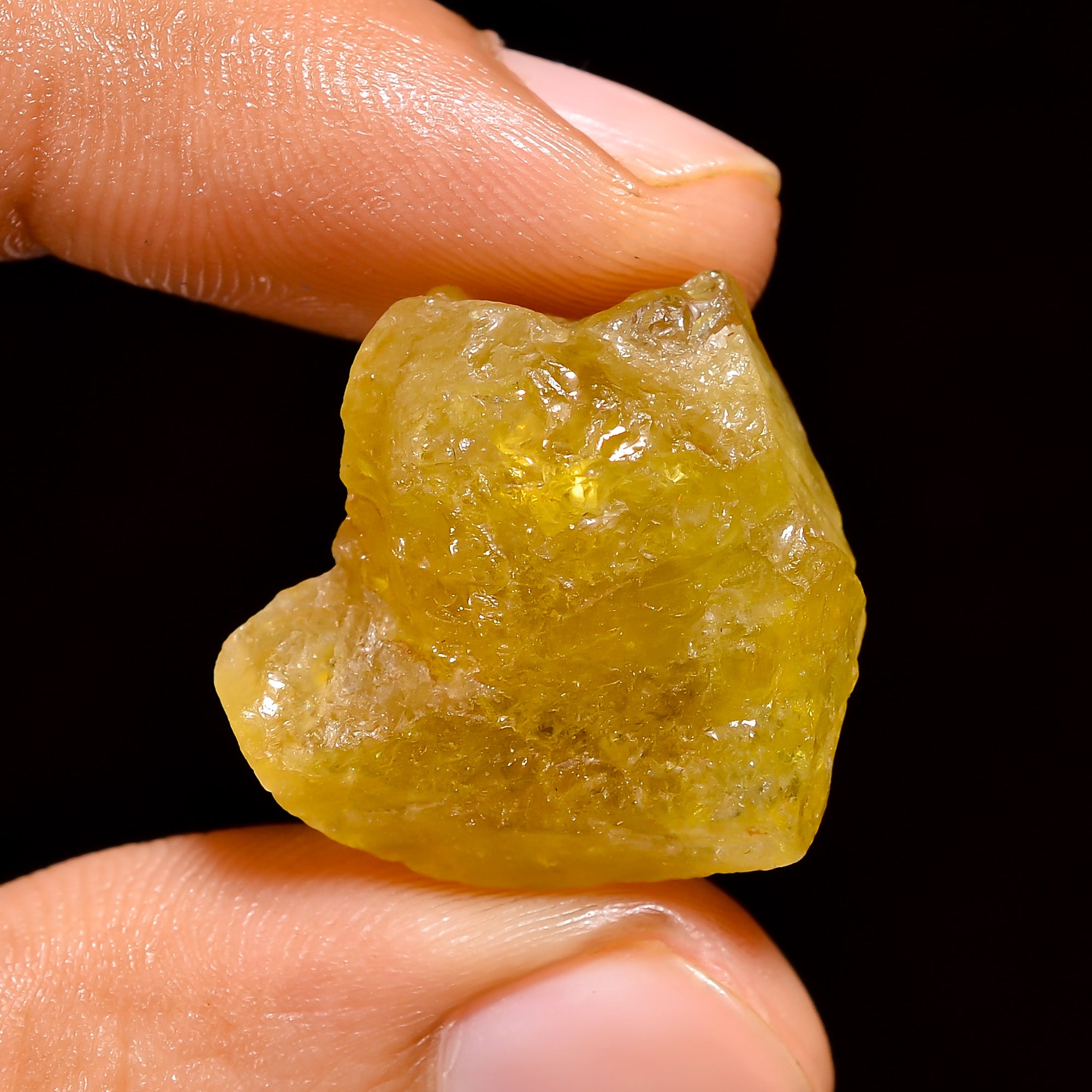 Natural Heliodor Loose Gemstone Rough For Making Jewelry 26.5 Ct. 22X20X9 mm 100% Natural Raw Gemstone S-1385