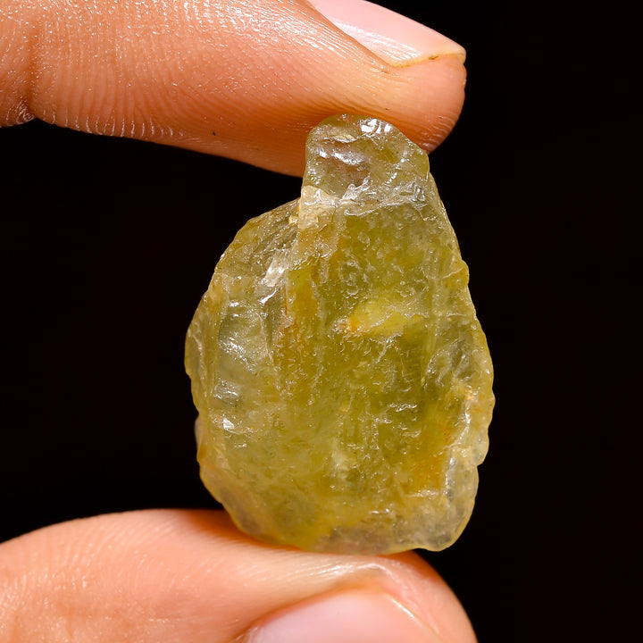 Natural Heliodor Loose Gemstone Rough For Making Jewelry 23.5 Ct. 26X17X8 mm 100% Natural Raw Gemstone S-1386