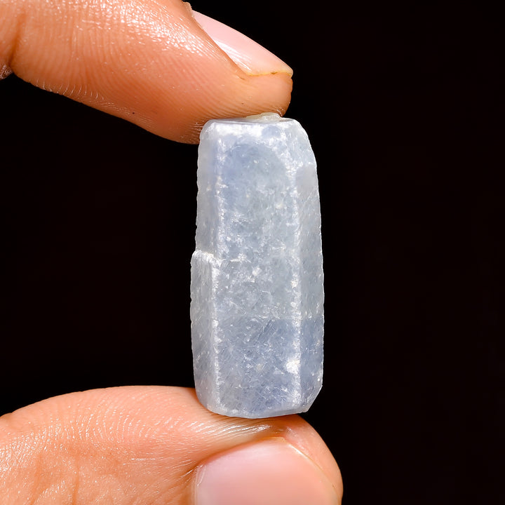 Natural Aquamarine Pencil Shape Loose Gemstone Rough For Making Jewelry 35 Ct. 26X12X8 mm 100% Natural Raw Gemstone S-1404