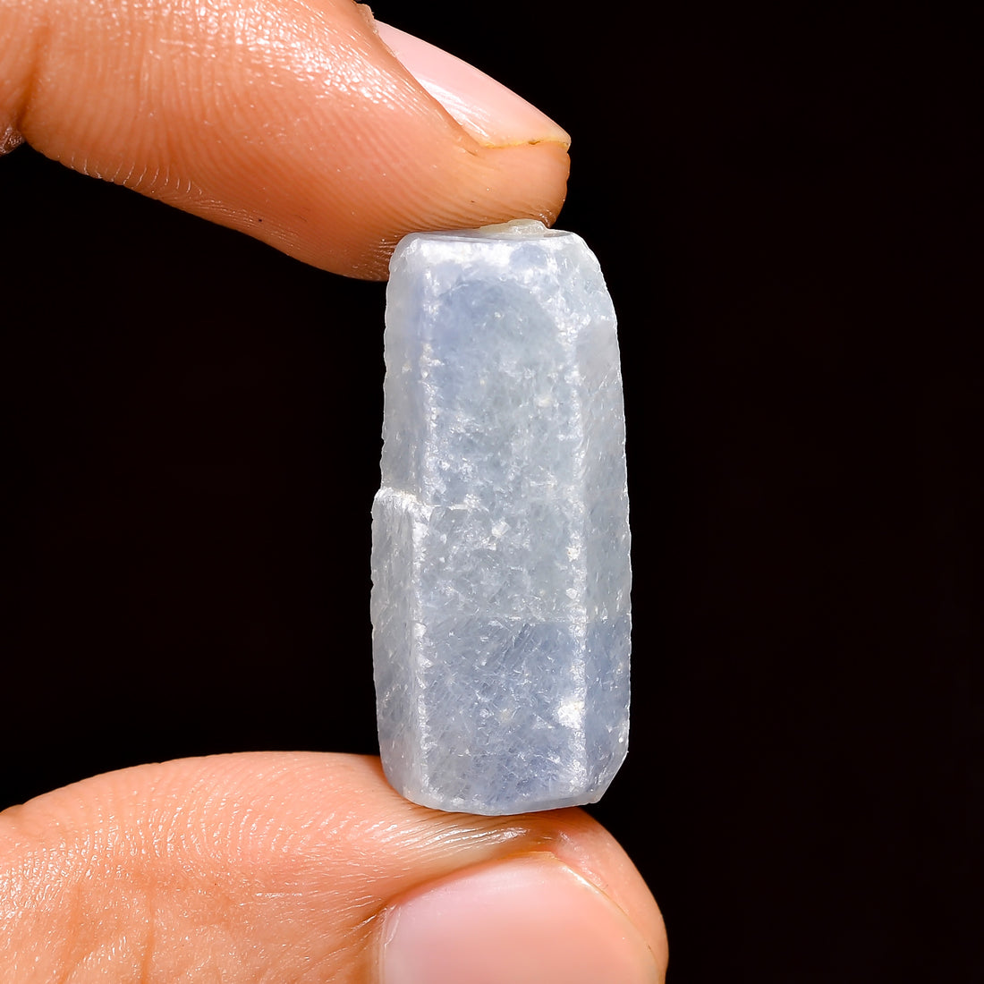 Natural Aquamarine Pencil Shape Loose Gemstone Rough For Making Jewelry 35 Ct. 26X12X8 mm 100% Natural Raw Gemstone S-1404