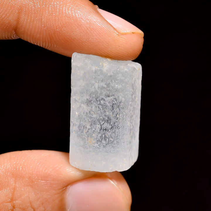 Natural Aquamarine Pencil Shape Loose Gemstone Rough For Making Jewelry 43 Ct. 23X14X12 mm 100% Natural Raw Gemstone S-1409