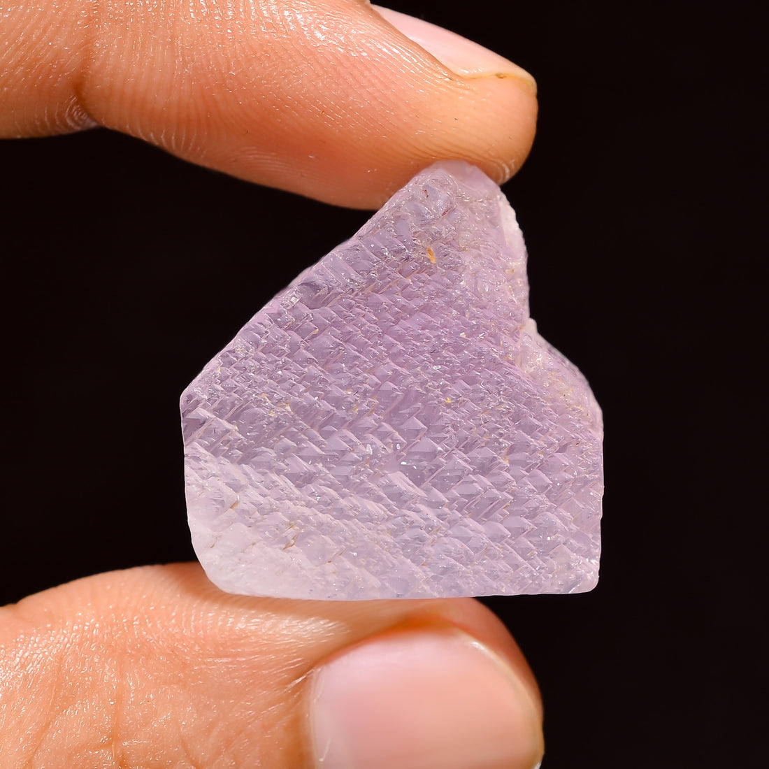 Natural Kunzite Loose Gemstone Rough For Making Jewelry 52.5 Ct. 24X23X9 mm 100% Natural Raw Gemstone S-1423
