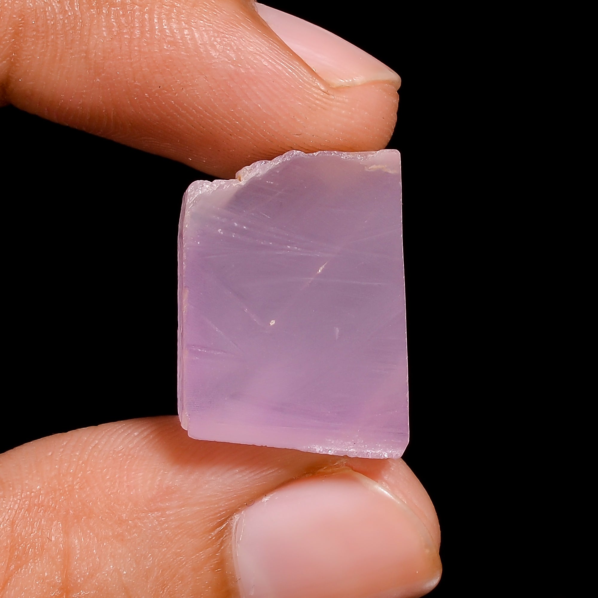 Natural Kunzite Loose Gemstone Rough For Making Jewelry 38.5 Ct. 19X14X10 mm 100% Natural Raw Gemstone S-1425