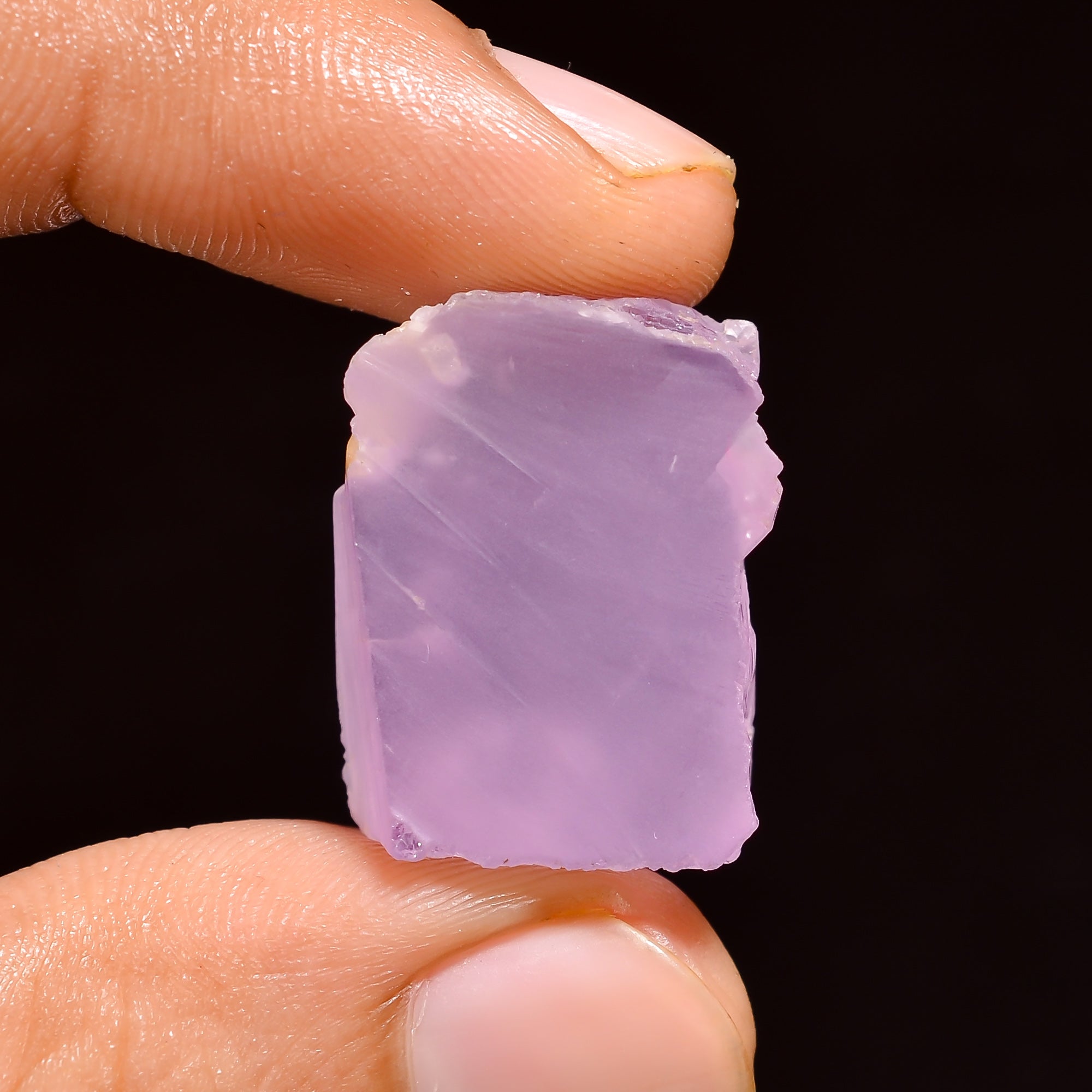 Natural Kunzite Loose Gemstone Rough For Making Jewelry 39.5 Ct. 22X16X9 mm 100% Natural Raw Gemstone S-1428