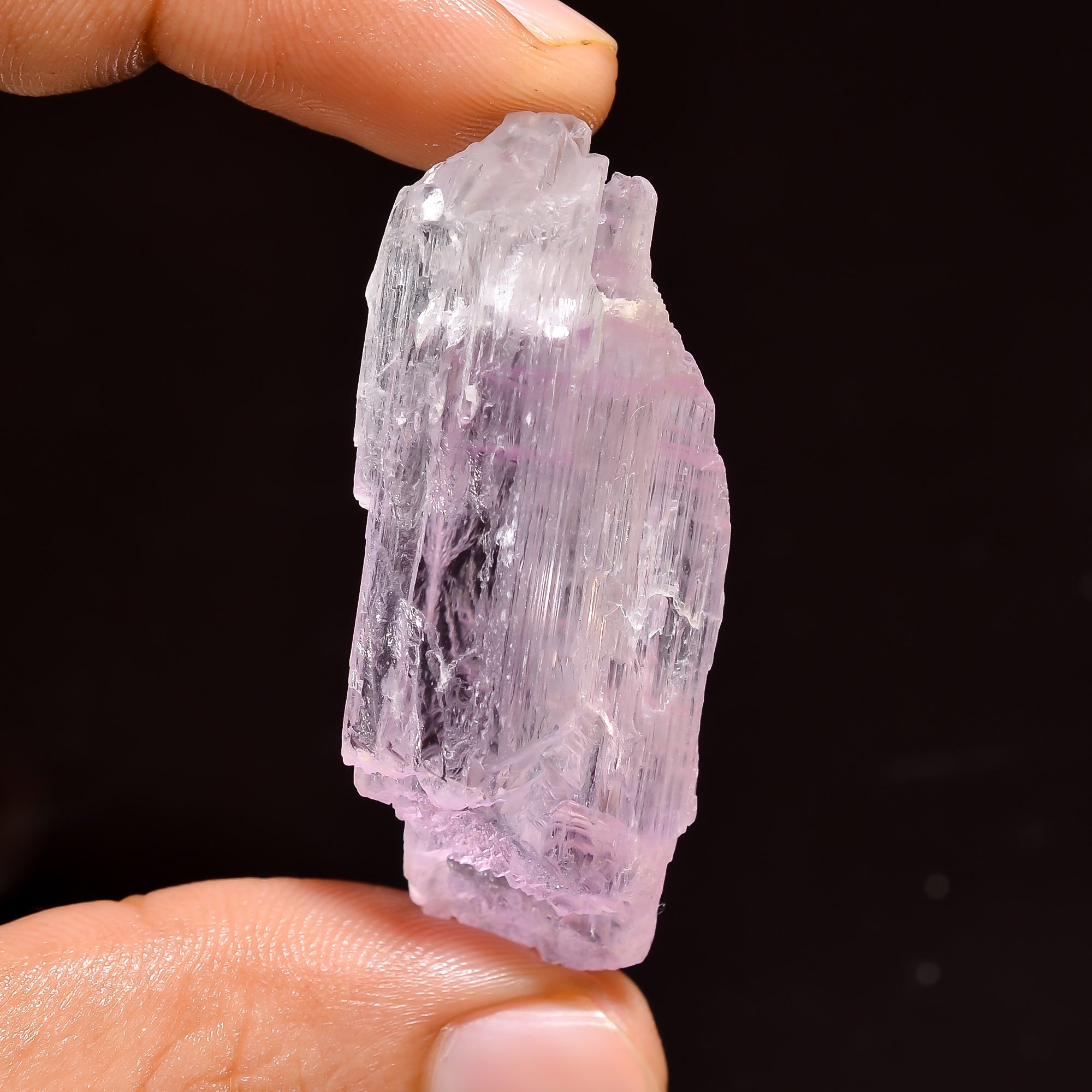 Natural Kunzite Loose Gemstone Rough For Making Jewelry 77 Ct. 46X20X14 mm 100% Natural Raw Gemstone S-1430