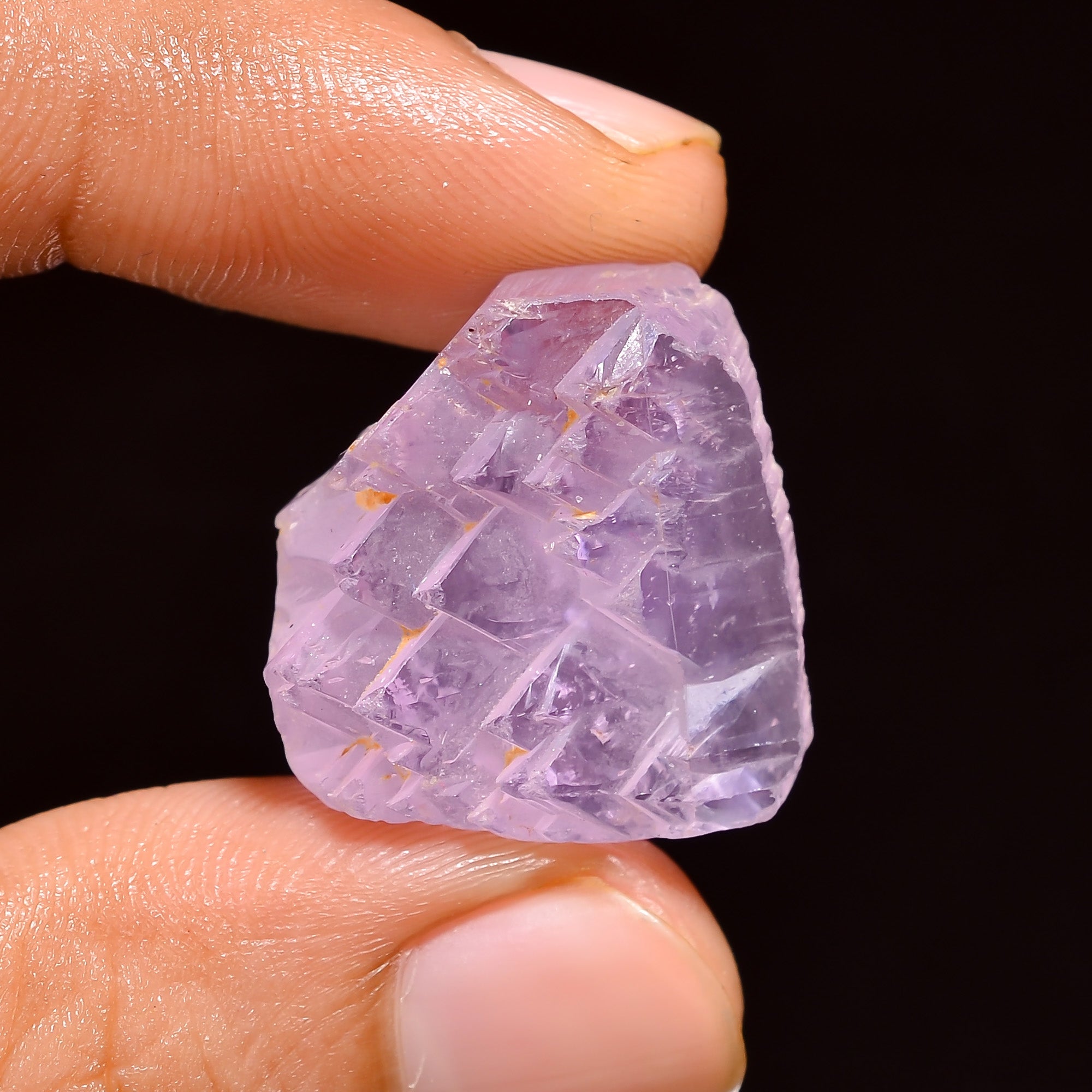 Natural Kunzite Loose Gemstone Rough For Making Jewelry 36 Ct. 20X20X9 mm 100% Natural Raw Gemstone S-1432