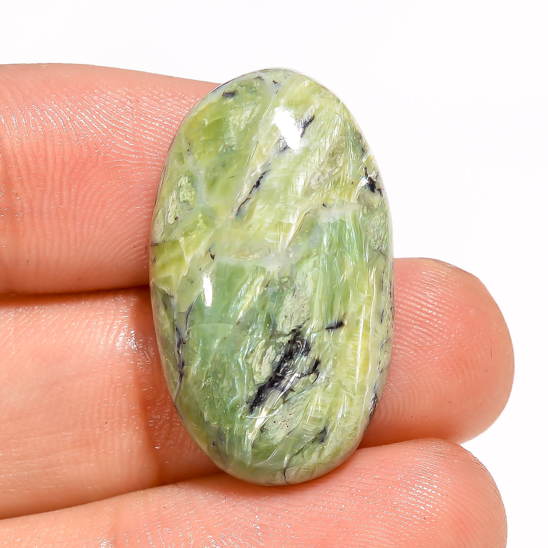 Natural Imperial Opal Oval Shape Cabochon Loose Gemstone For Making Jewelry 21 Ct. 28X16X7 mm Y-3049