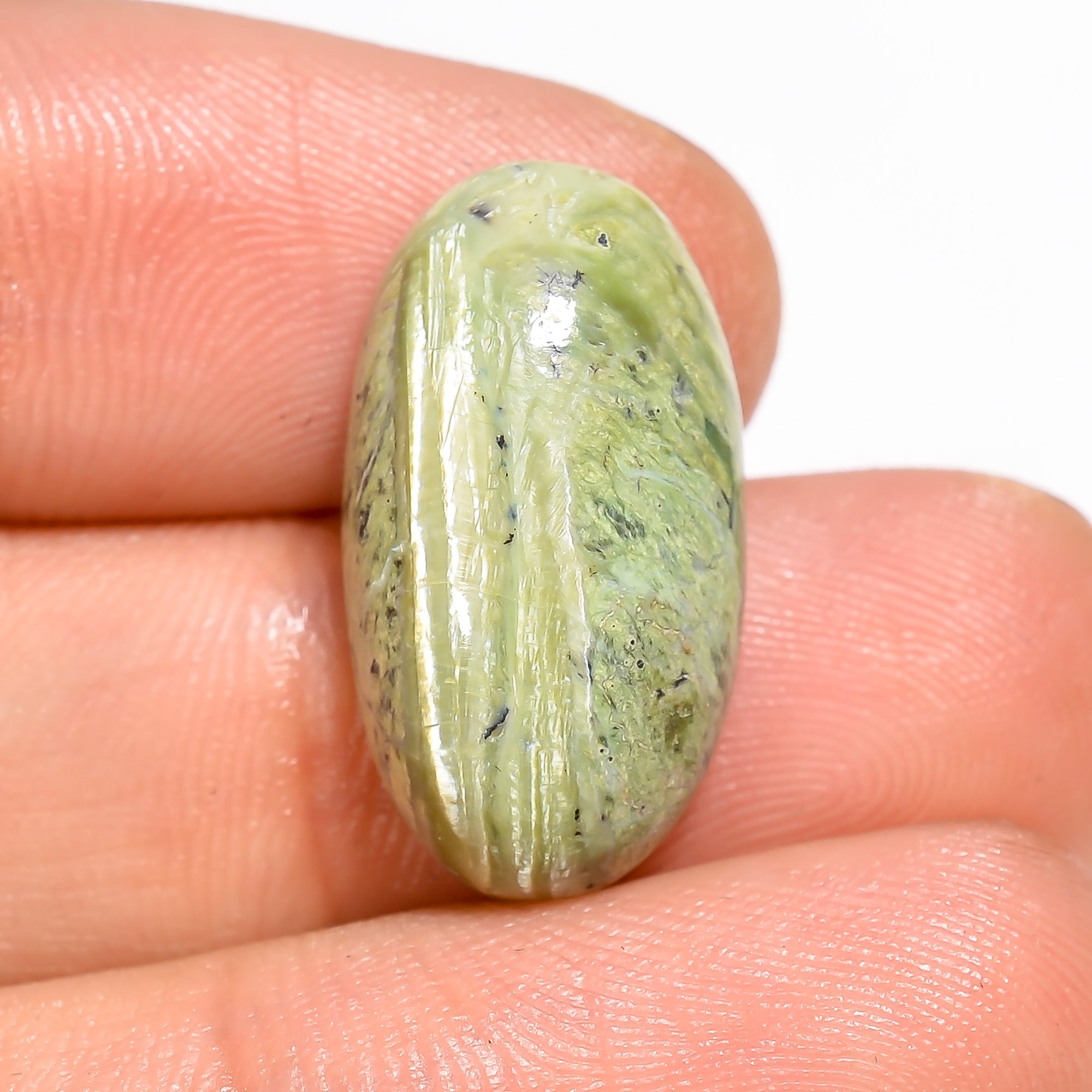 Natural Imperial Opal Oval Shape Cabochon Loose Gemstone For Making Jewelry 9.5 Ct. 20X11X7 mm Y-3053
