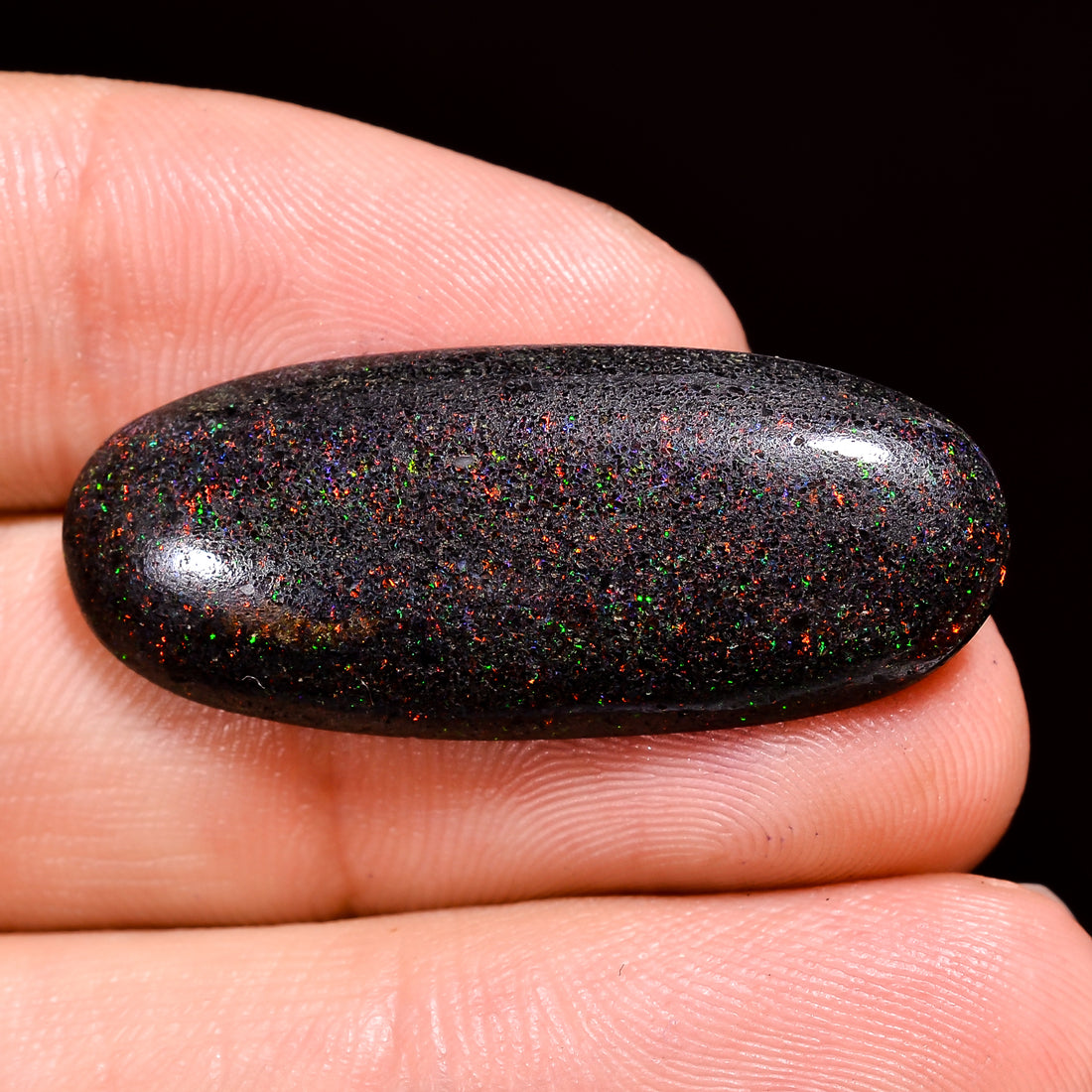 Andamooka Opal ( Fairy opal ) Natural Oval Shape Cabochon Loose Gemstone For Making Jewelry 14 Ct. 34X14X5 mm Y-8122