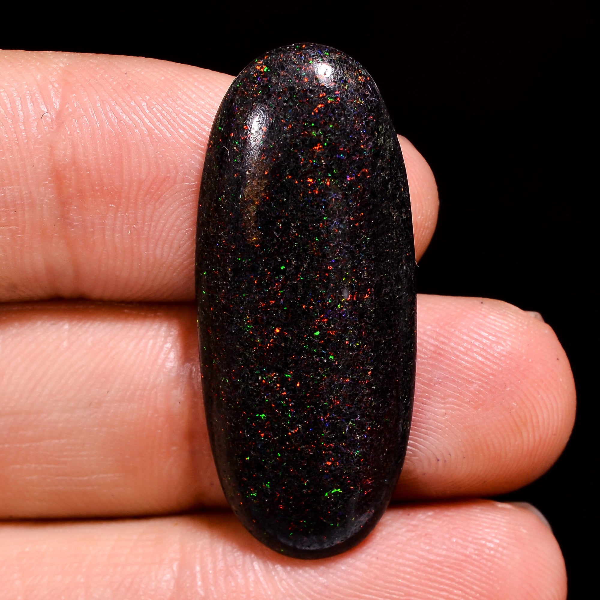 Andamooka Opal ( Fairy opal ) Natural Oval Shape Cabochon Loose Gemstone For Making Jewelry 14 Ct. 34X14X5 mm Y-8122