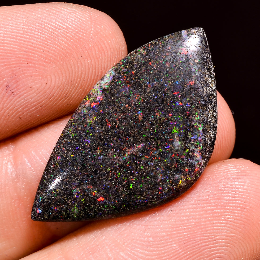 Andamooka Opal ( Fairy opal ) Natural Fancy Shape Cabochon Loose Gemstone For Making Jewelry 9.5 Ct. 29X16X4 mm Y-8130