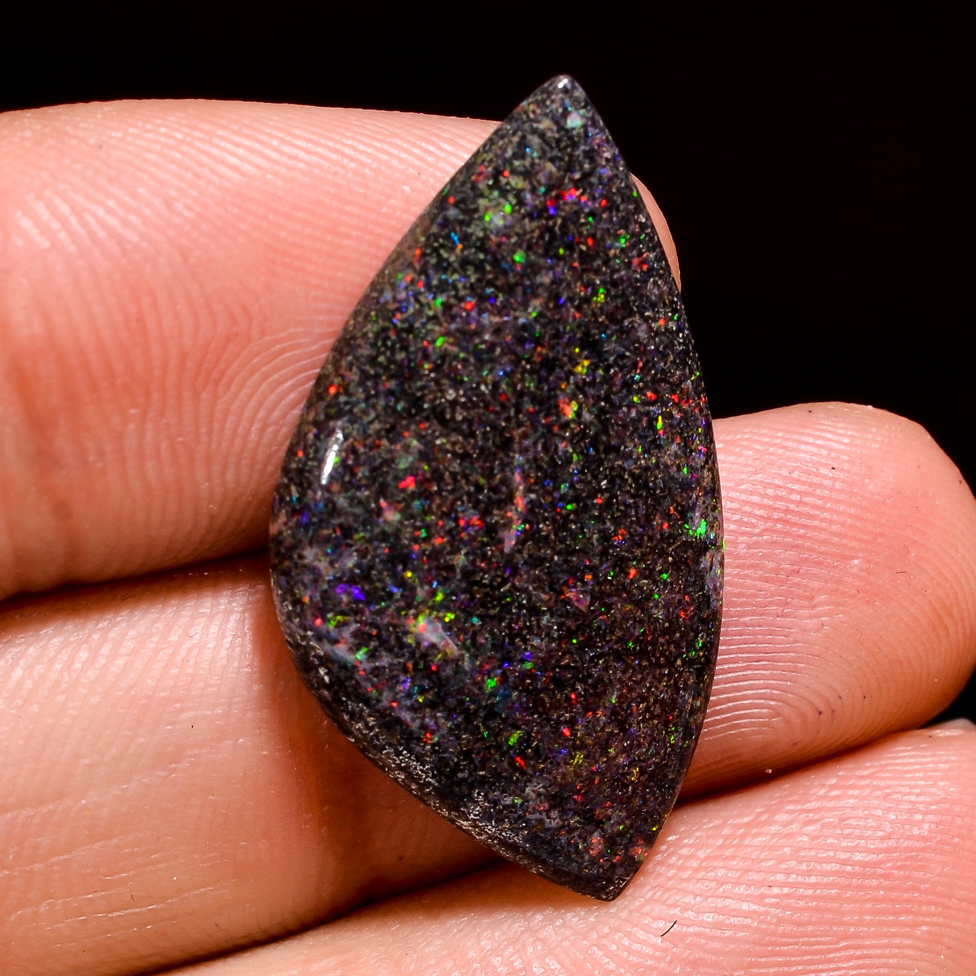 Andamooka Opal ( Fairy opal ) Natural Fancy Shape Cabochon Loose Gemstone For Making Jewelry 9.5 Ct. 29X16X4 mm Y-8130