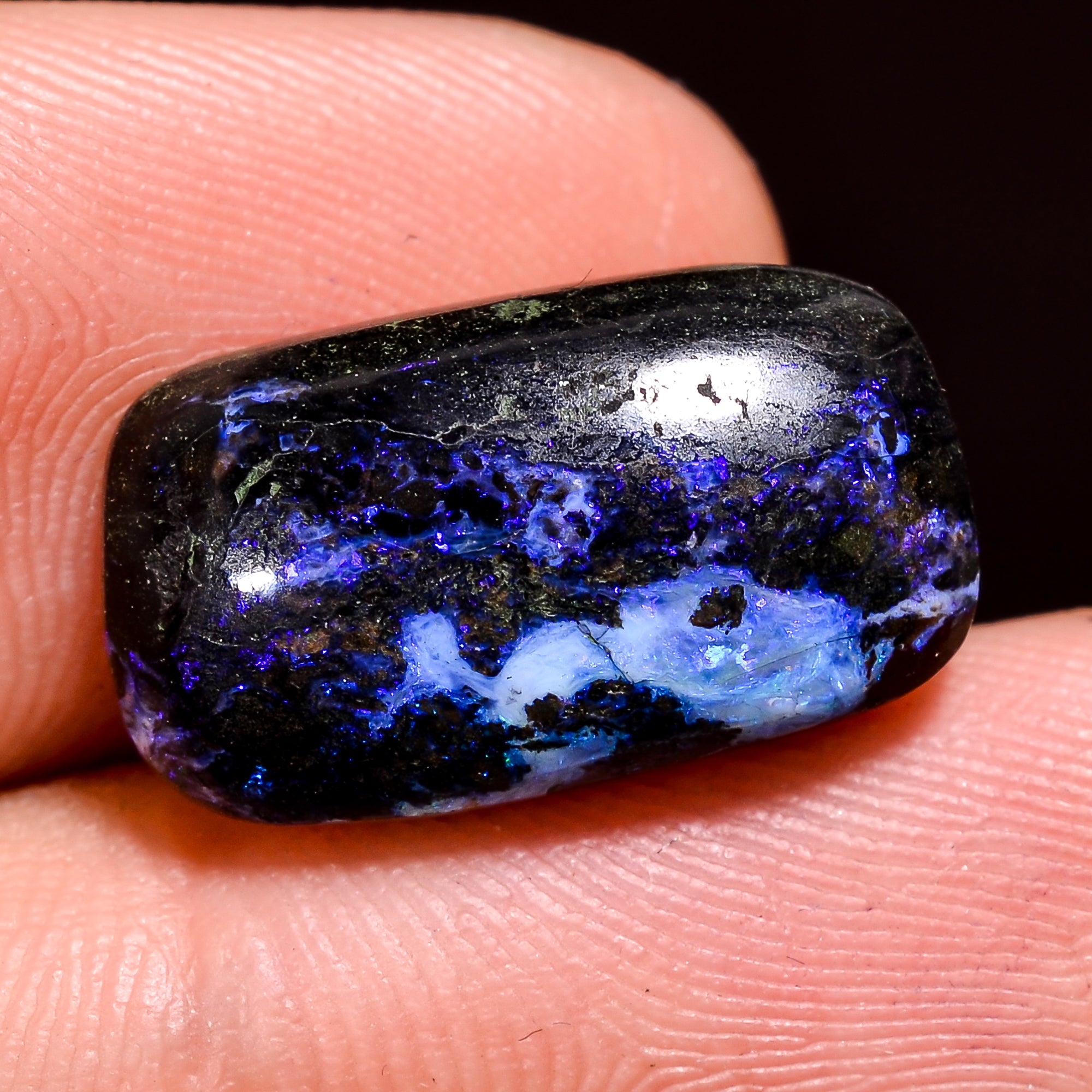 Andamooka Opal ( Fairy opal ) Natural Radiant Shape Cabochon Loose Gemstone For Making Jewelry 6.5 Ct. 17X10X5 mm Y-8133