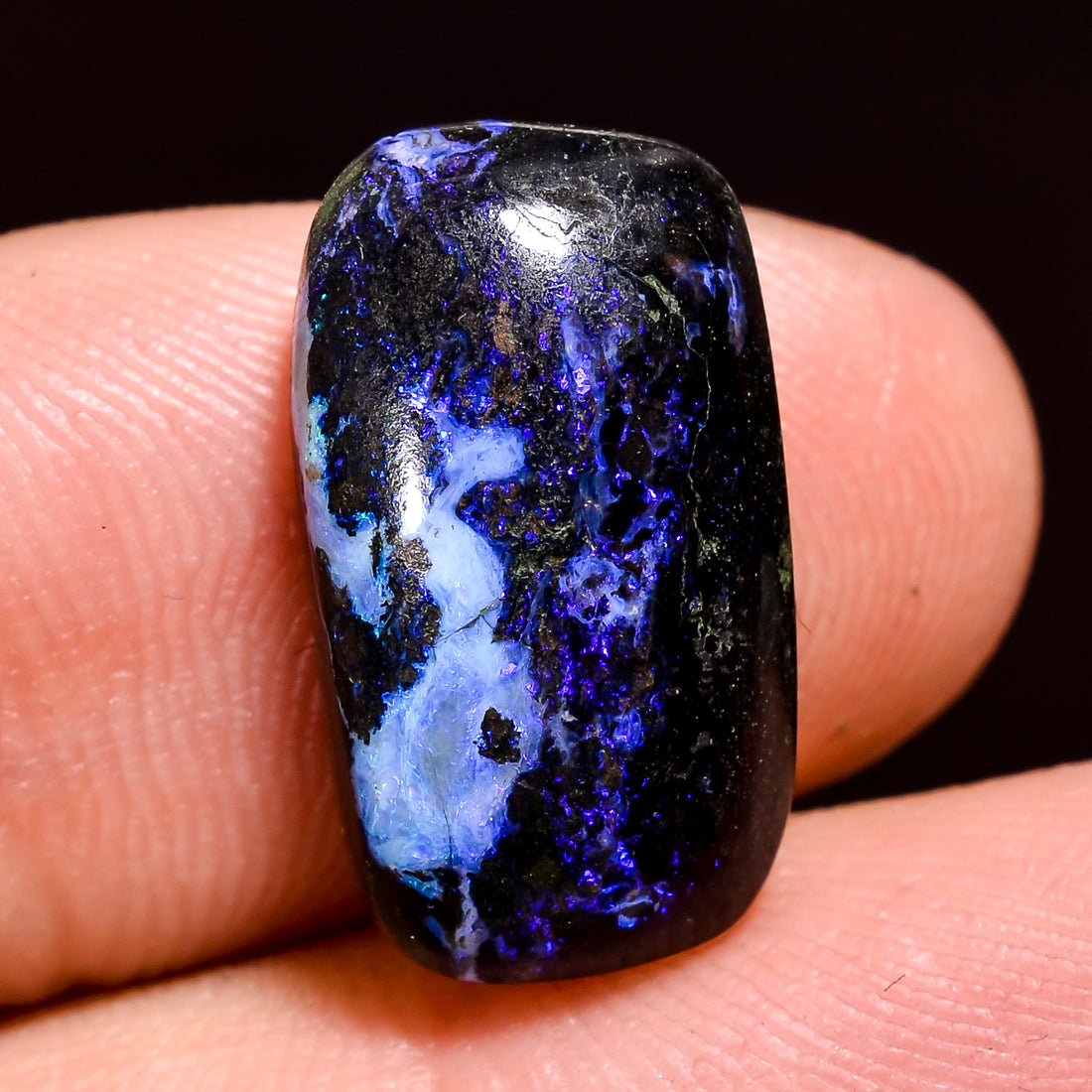 Andamooka Opal ( Fairy opal ) Natural Radiant Shape Cabochon Loose Gemstone For Making Jewelry 6.5 Ct. 17X10X5 mm Y-8133