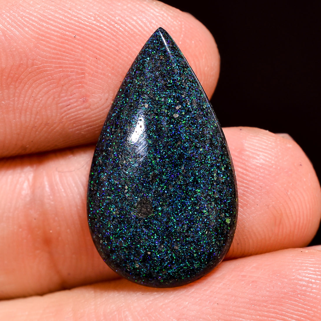 Andamooka Opal ( Fairy opal ) Natural Pear Shape Cabochon Loose Gemstone For Making Jewelry 6 Ct. 23X14X3 mm Y-8144