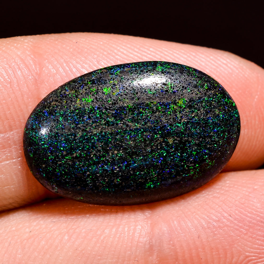Andamooka Opal ( Fairy opal ) Natural Oval Shape Cabochon Loose Gemstone For Making Jewelry 7 Ct. 20X13X4 mm Y-8156