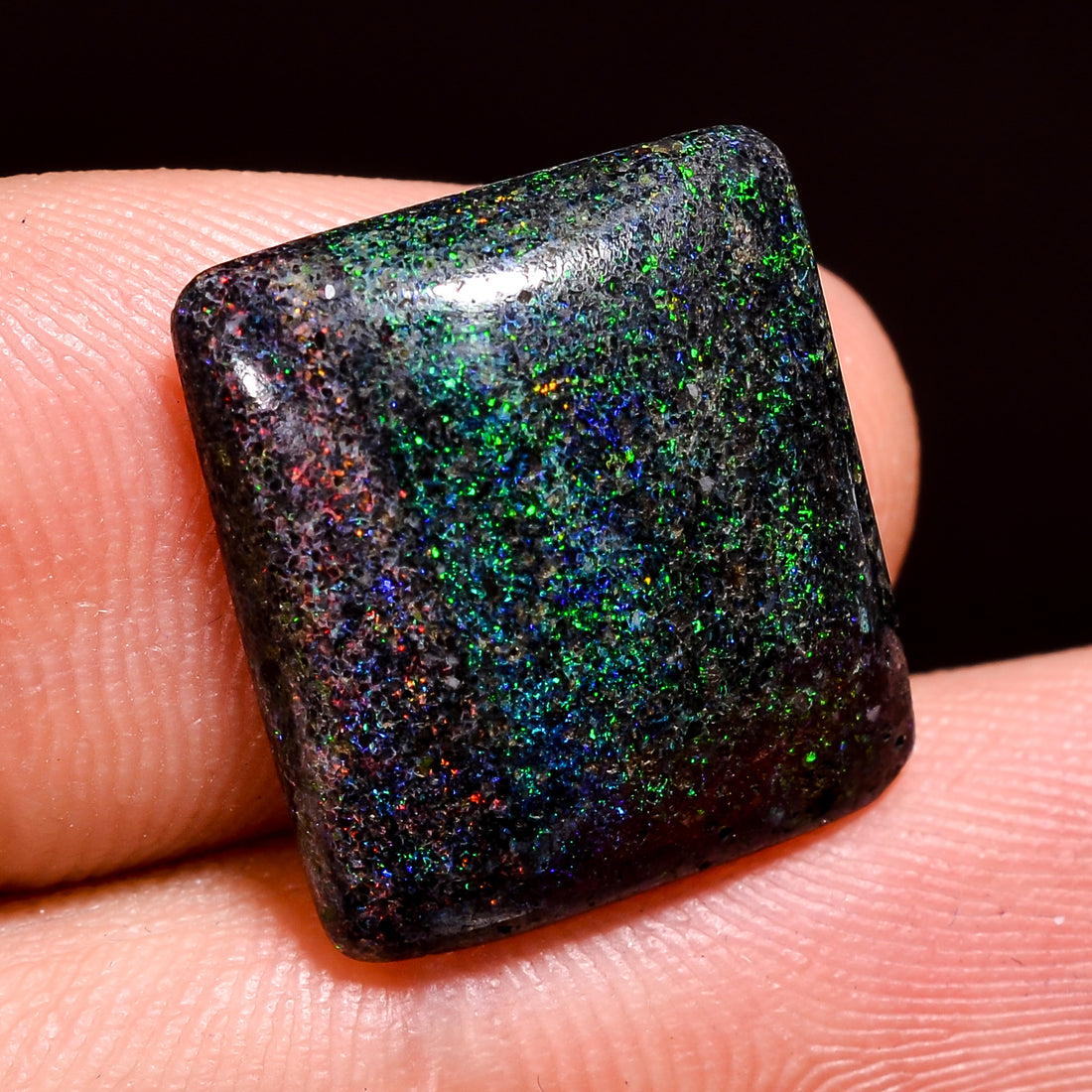 Andamooka Opal ( Fairy opal ) Natural Radiant Shape Cabochon Loose Gemstone For Making Jewelry 8 Ct. 16X14X5 mm Y-8163