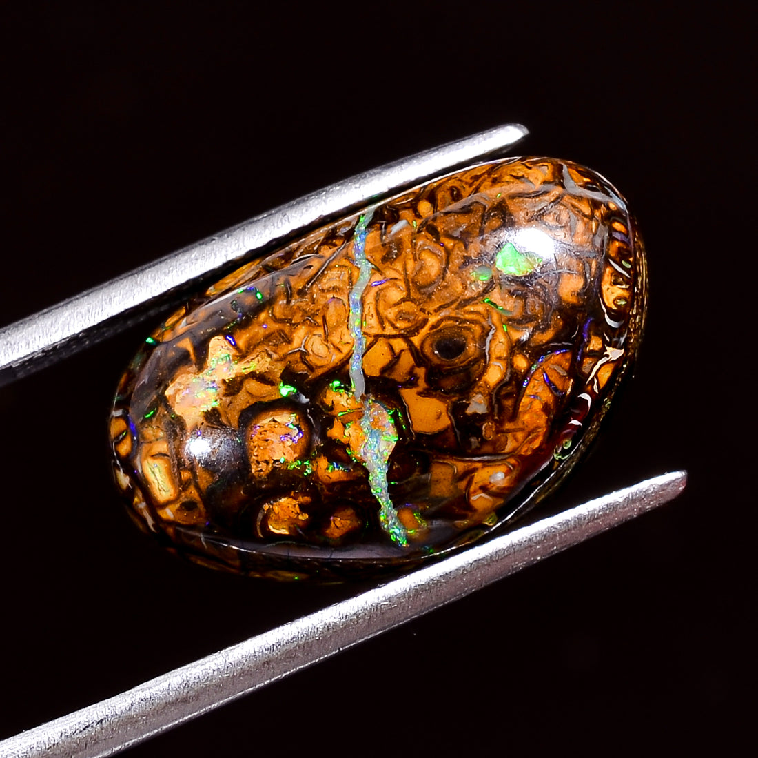 Natural Boulder Opal Fancy Shape Cabochon Loose Gemstone 11 Ct.19X12X5 mm Y-8186
