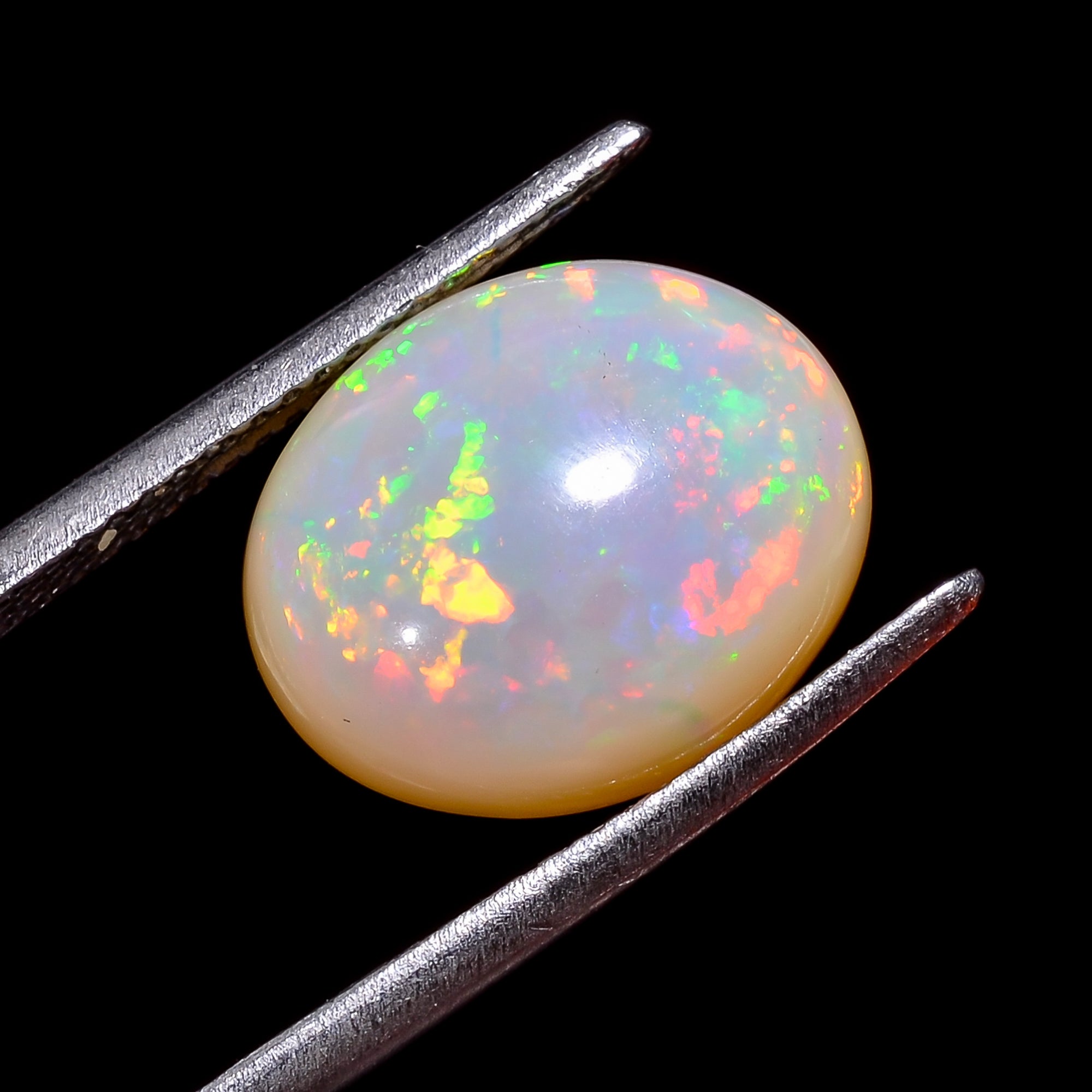Ethiopian Opal Natural Oval Shape Cabochon Loose Gemstone For Making Jewelry 4.5 Ct. 13X11X7 mm Y-8194