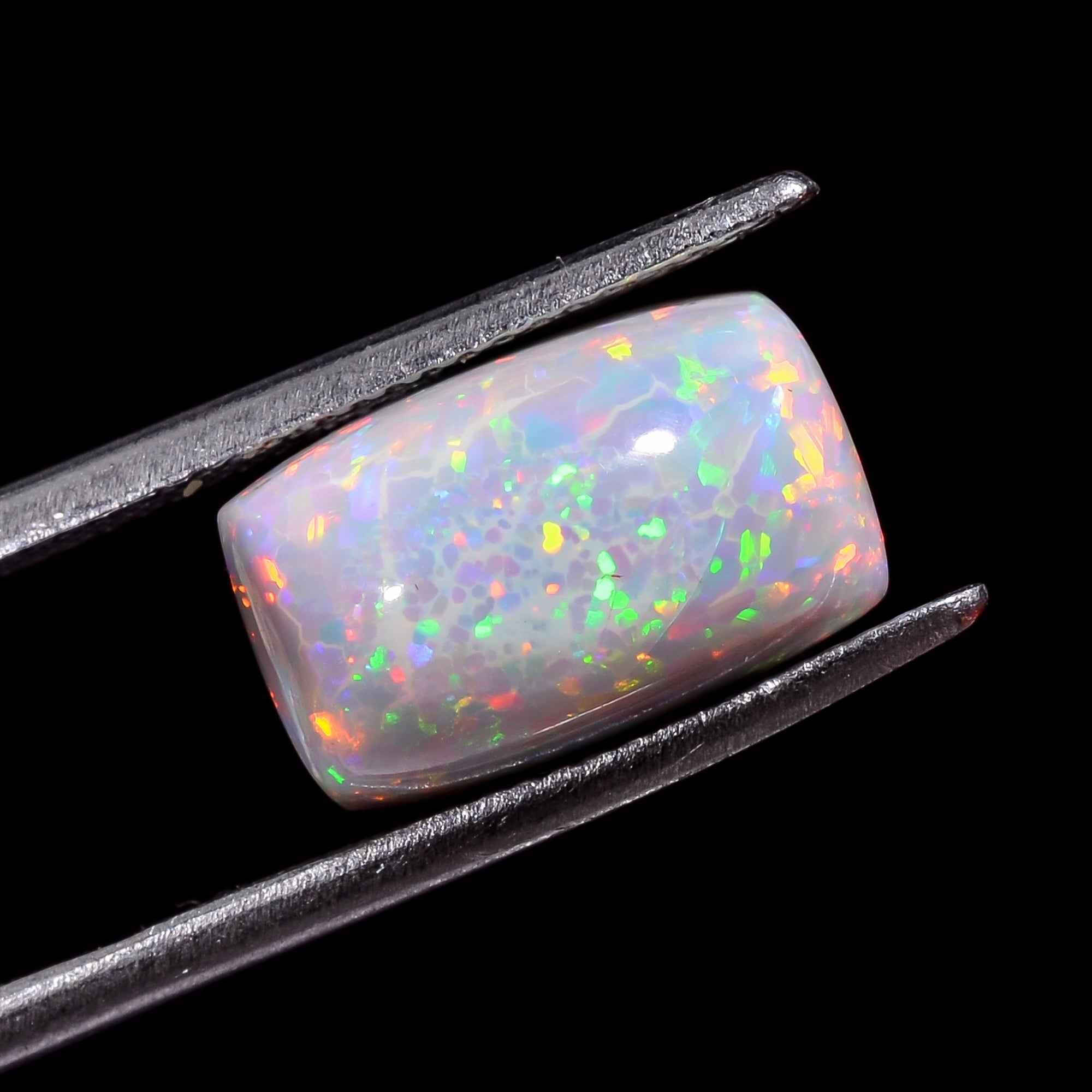 Ethiopian Opal Natural Radiant Shape Cabochon Loose Gemstone For Making Jewelry 3 Ct. 13X8X7 mm Y-8199