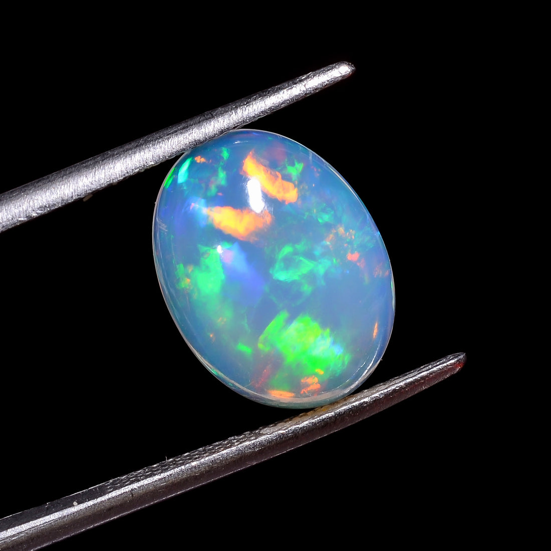 Ethiopian Opal Natural Oval Shape Cabochon Loose Gemstone For Making Jewelry 3 Ct. 14X11X5 mm Y-8213