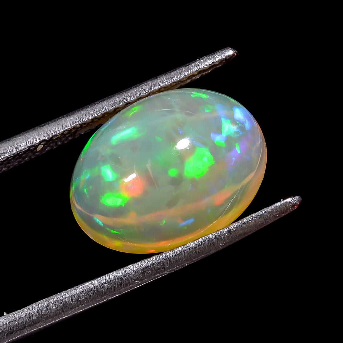 Ethiopian Opal Natural Oval Shape Cabochon Loose Gemstone For Making Jewelry 4.5 Ct. 13X10X7 mm Y-8221