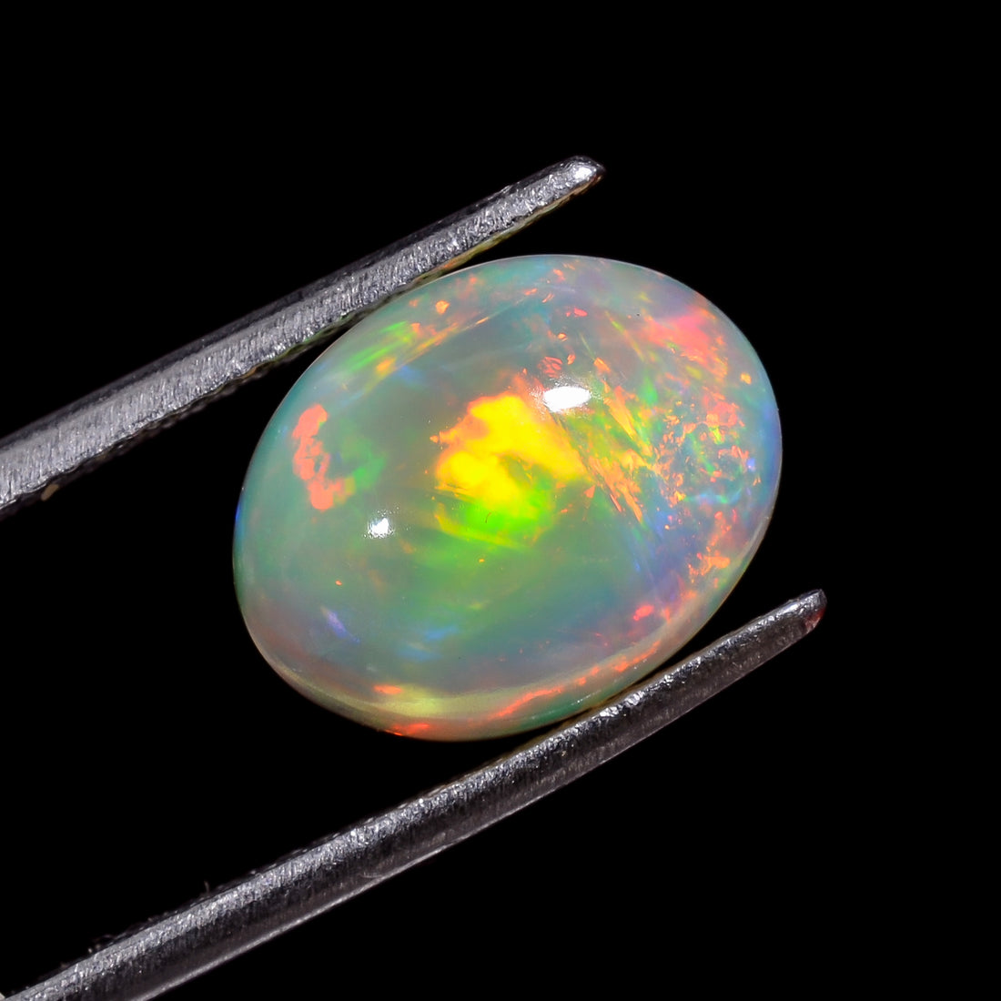 Ethiopian Opal Natural Oval Shape Cabochon Loose Gemstone For Making Jewelry 4 Ct. 14X11X5 mm Y-8237