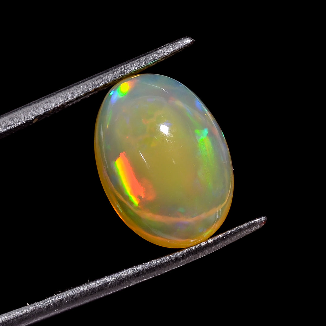Ethiopian Opal Natural Oval Shape Cabochon Loose Gemstone For Making Jewelry 5.5 Ct. 14X10X7 mm Y-8238