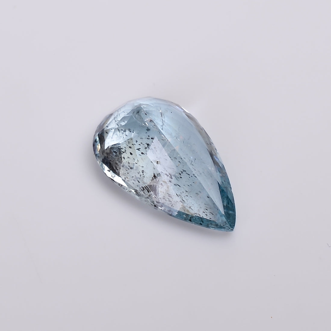 natural aquamarine pear shape cut stone loose gemstone
