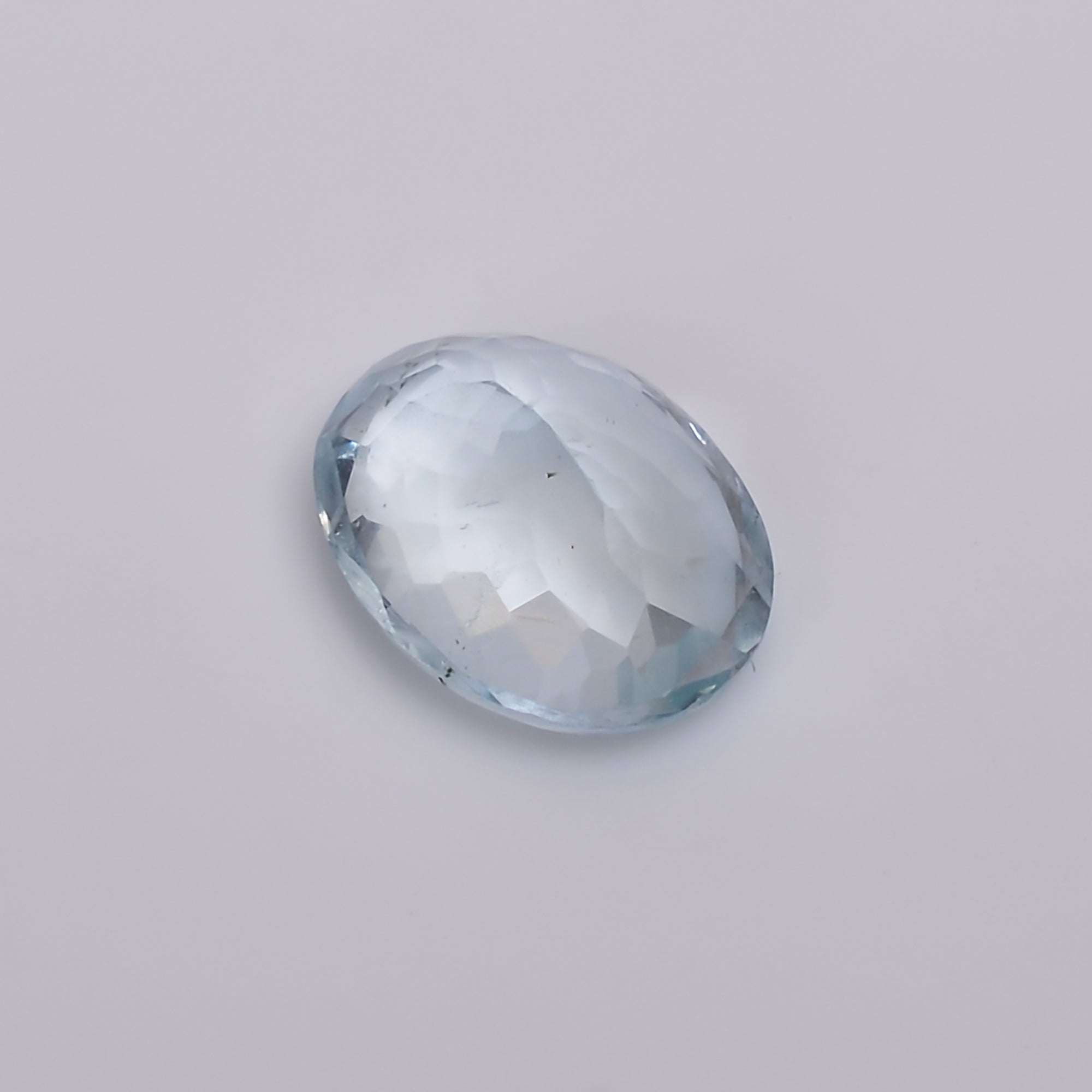 natural aquamarine oval shape cut stone loose gemstone
