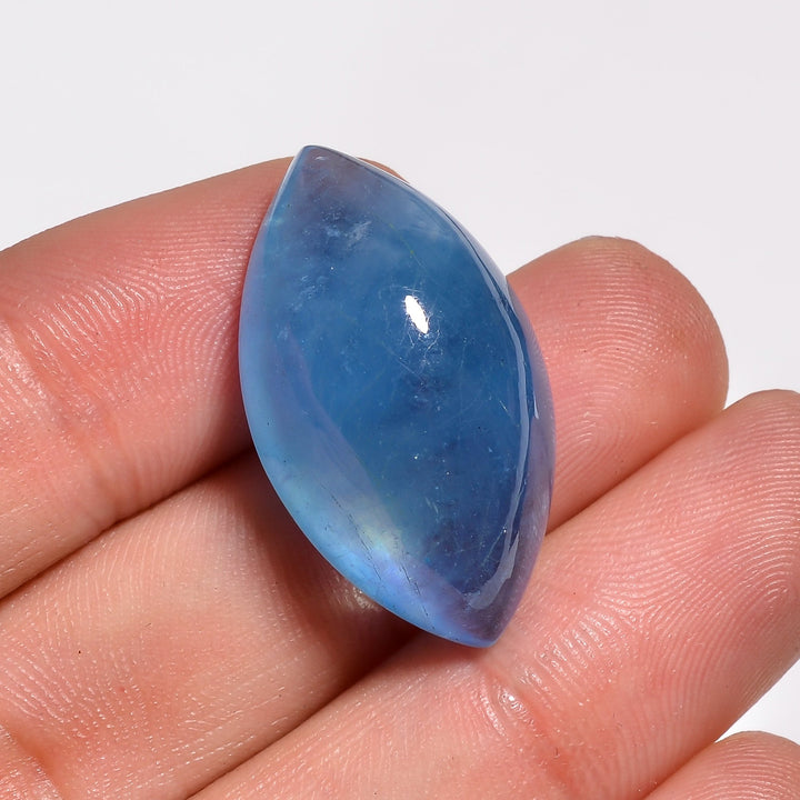 natural aquamarine marquise shape cabochon loose gemstone