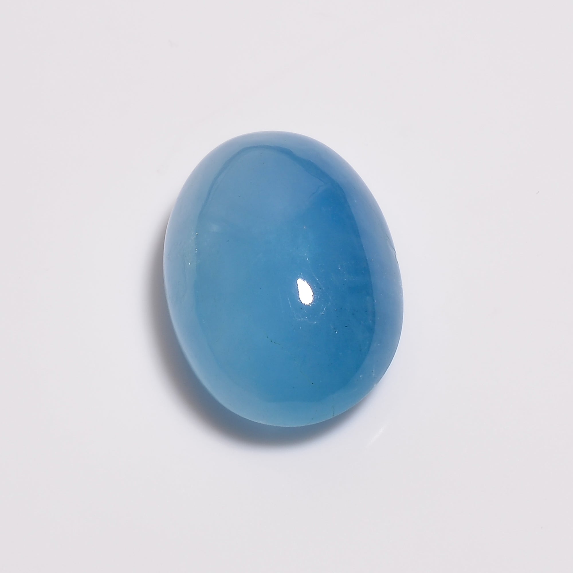 natural aquamarine oval shape cabochon loose gemstone