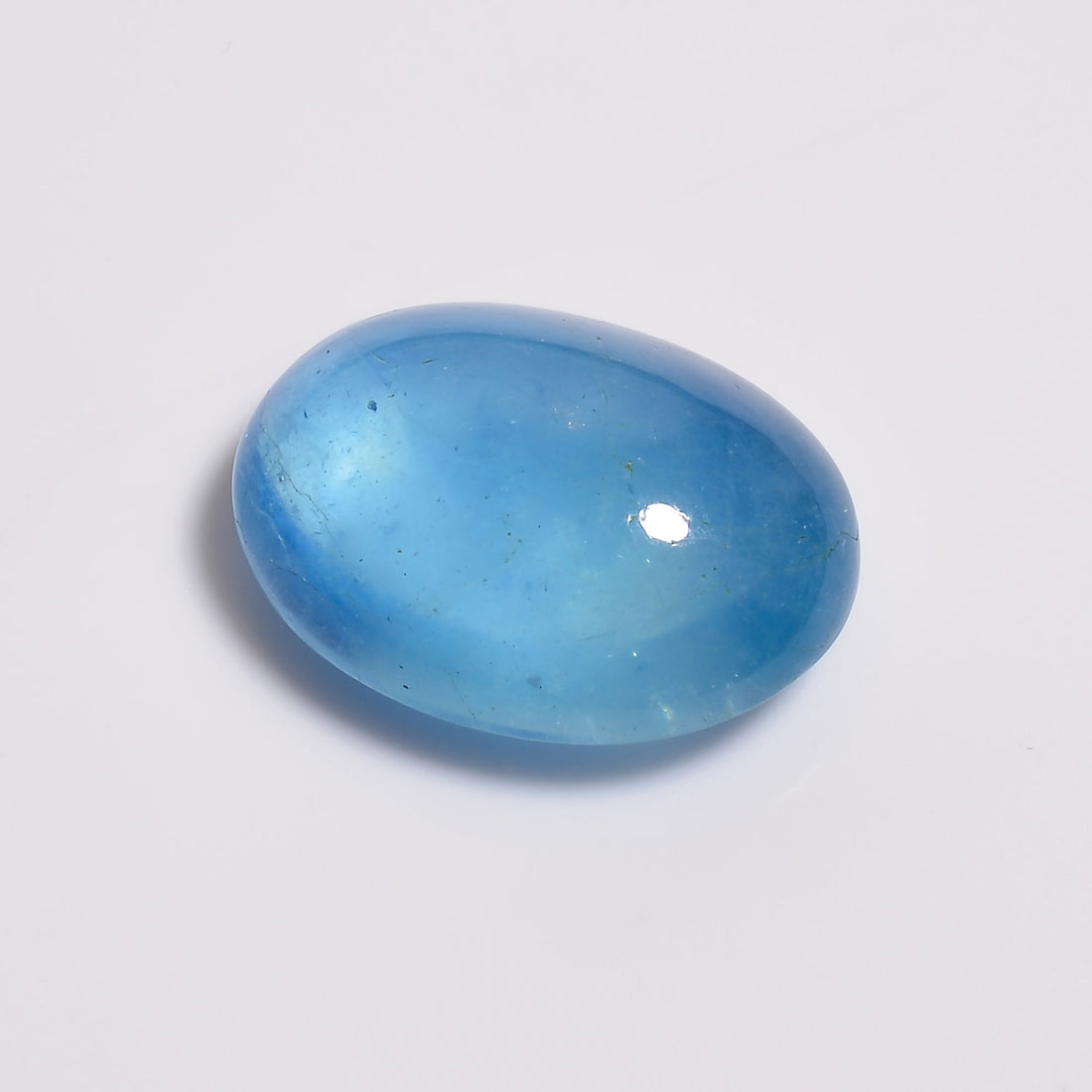 natural aquamarine oval shape cabochon loose gemstone