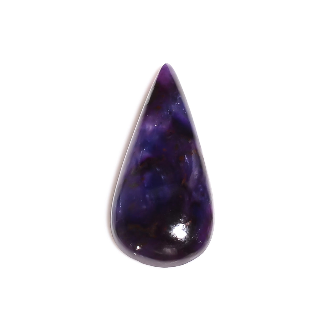 natural sugilite pear shape cabochon loose gemstone