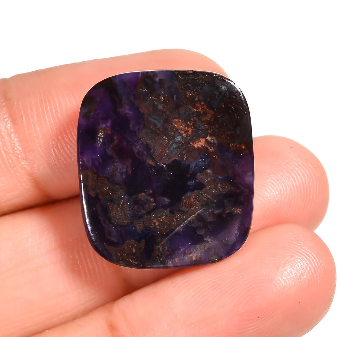 natural sugilite oval shape cabochon loose gemstone