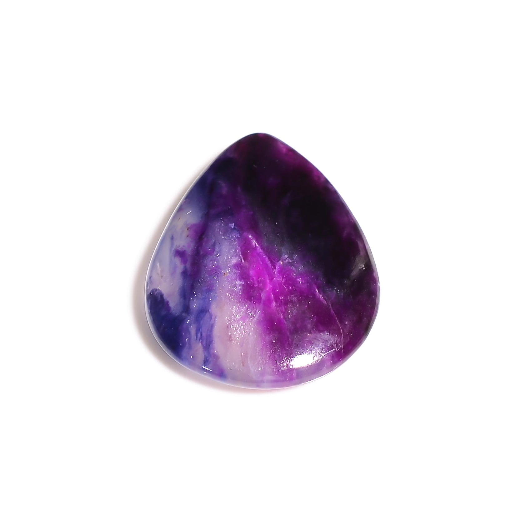 natural sugilite pear shape cabochon loose gemstone