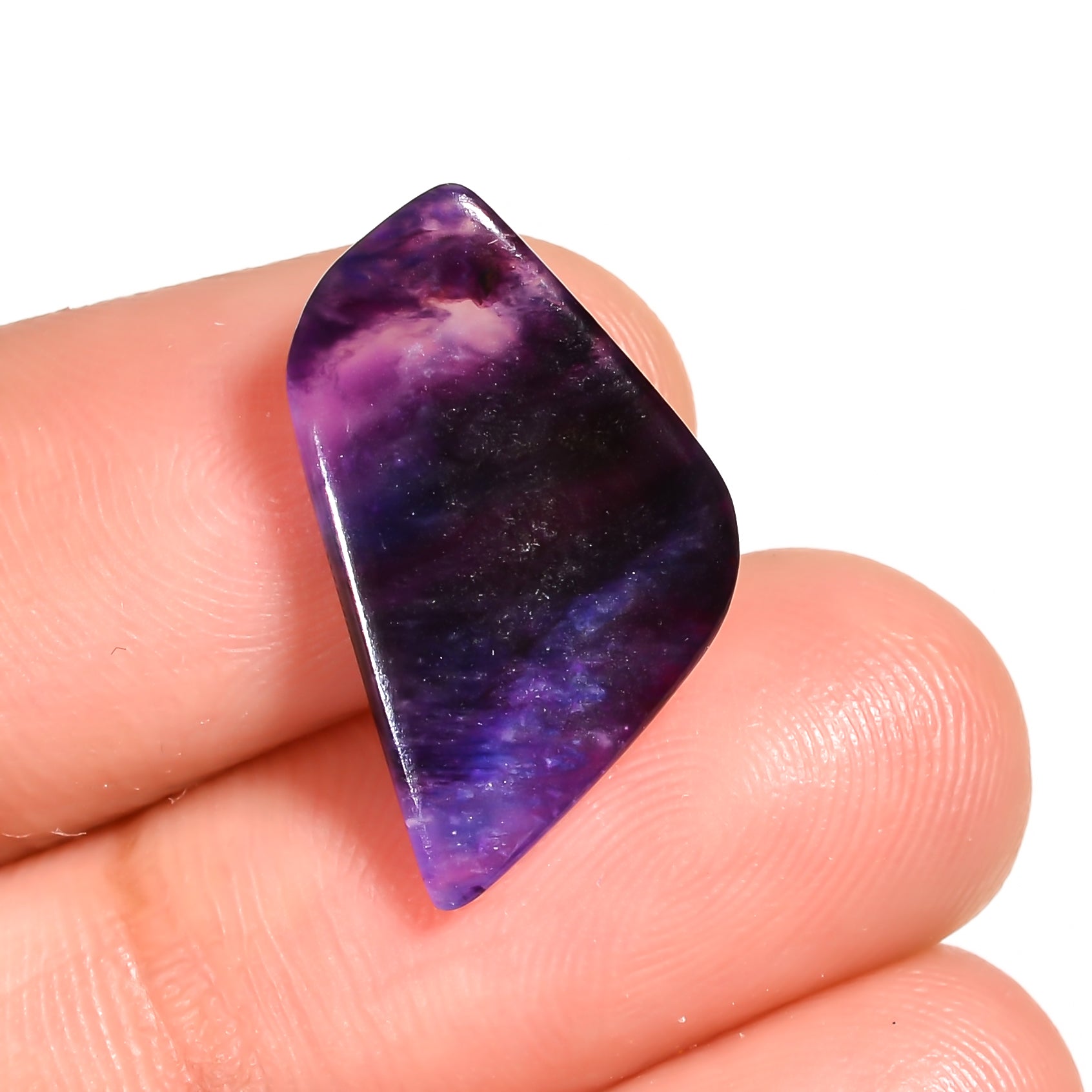 natural sugilite fancy shape cabochon loose gemstone