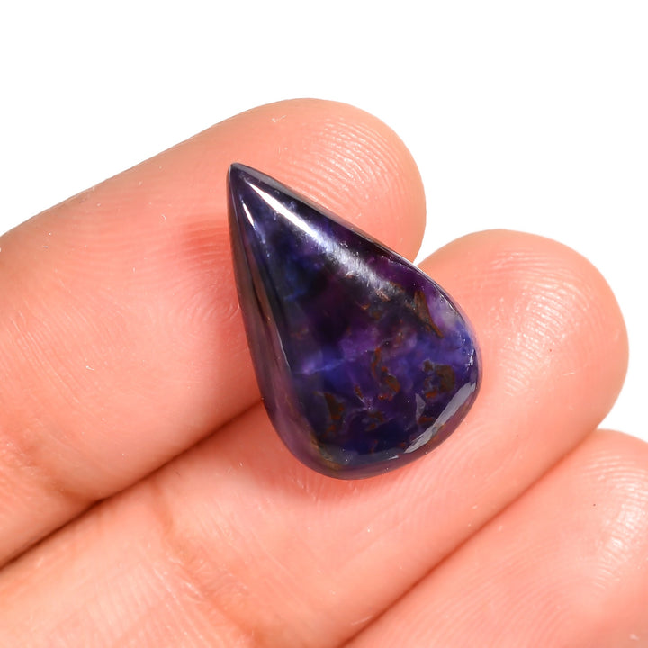 natural sugilite radiant shape cabochon loose gemstone