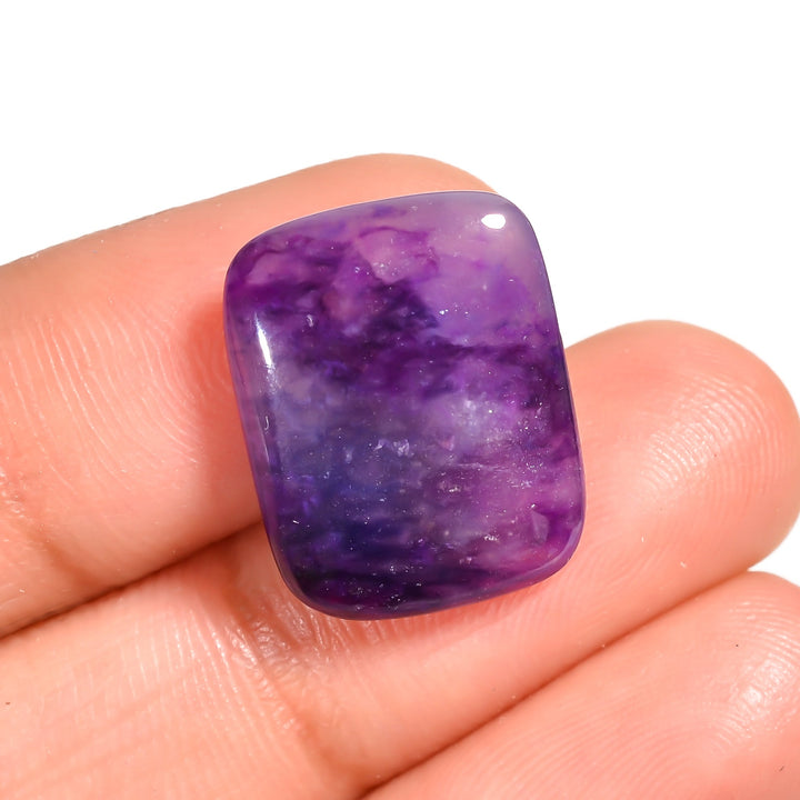 natural sugilite fancy shape cabochon loose gemstone